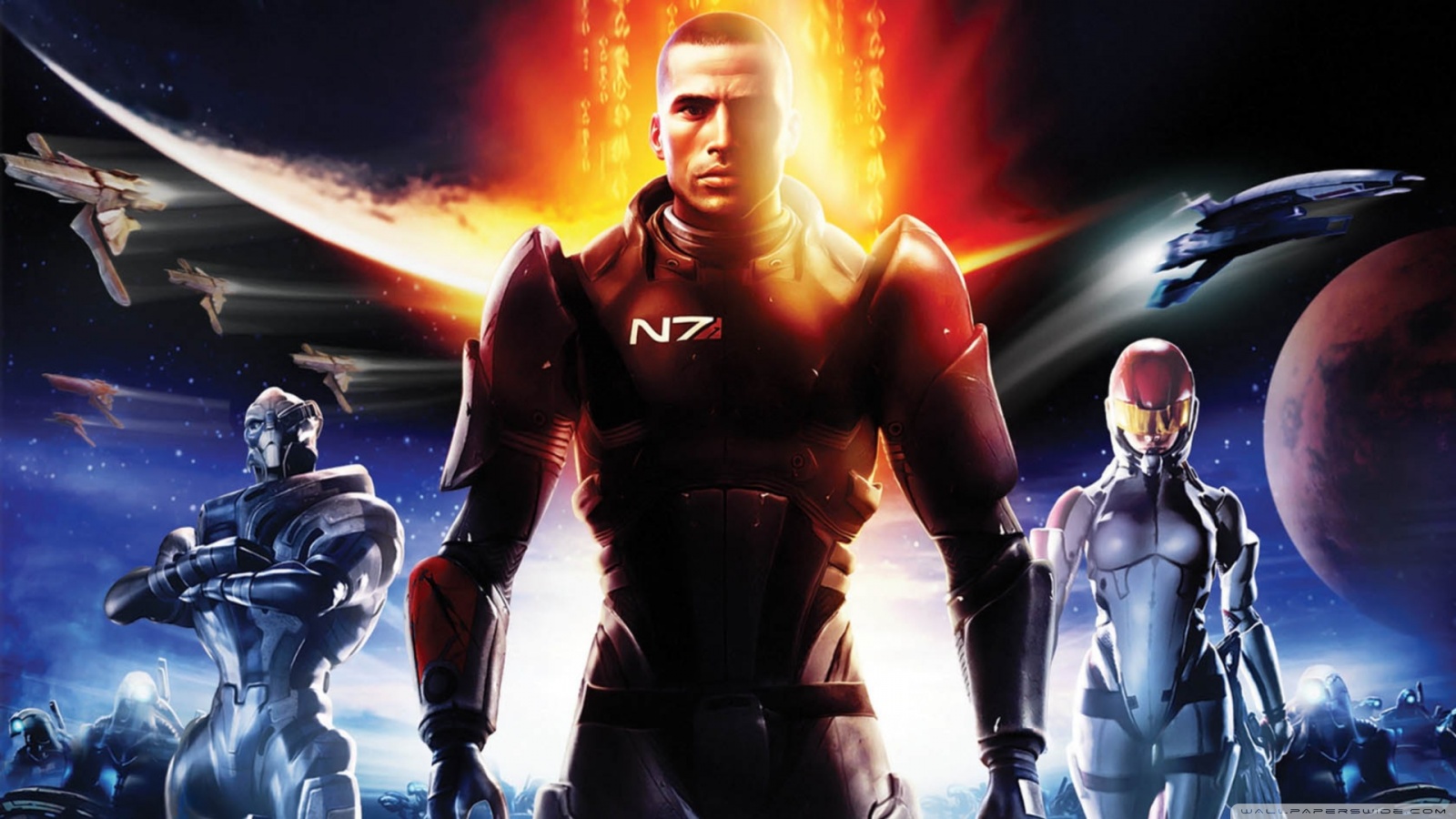 Mass Effect 1 Posters - HD Wallpaper 