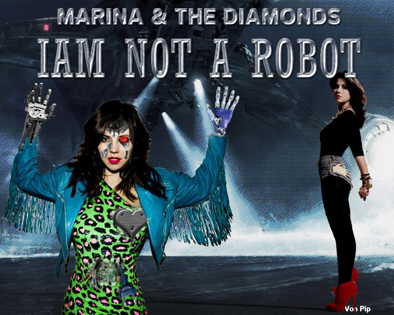 Marina And The Diamonds Iam Not A Robot Wallpaper - Marina And The Diamonds I M Not A Robot La - HD Wallpaper 