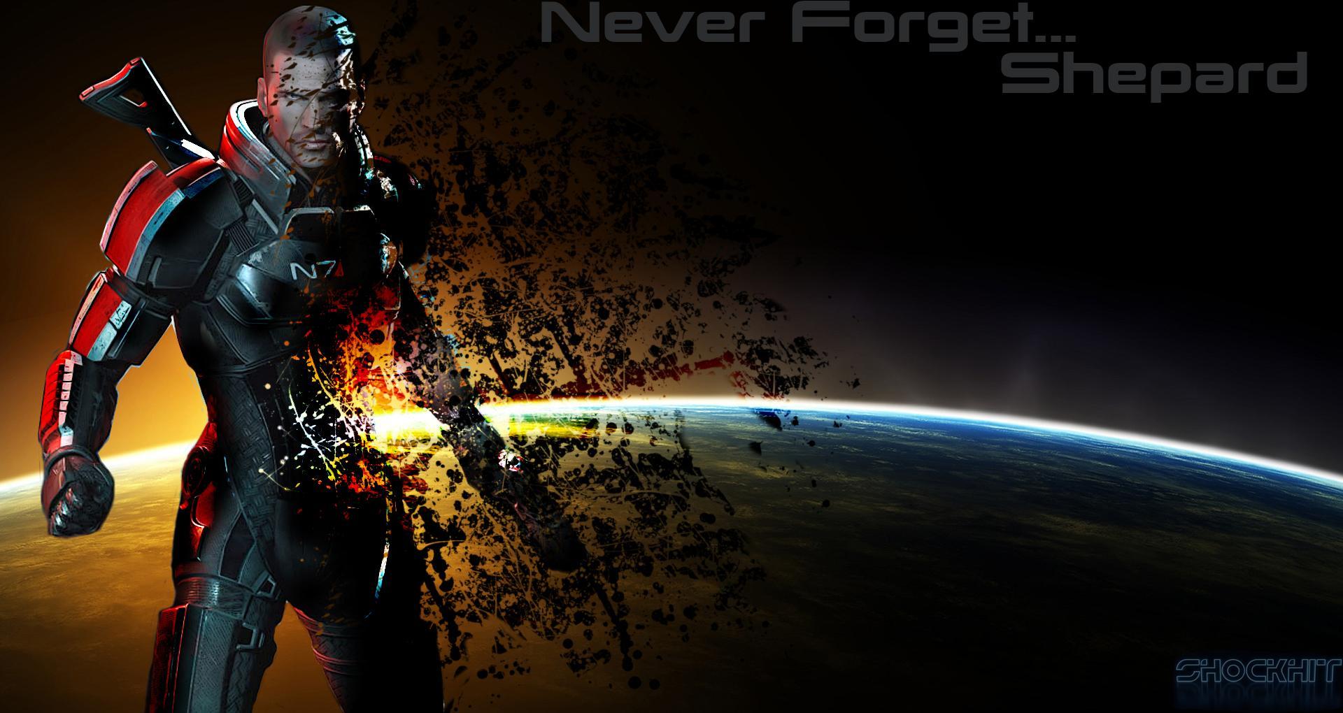 Mass Effect Shepard - HD Wallpaper 