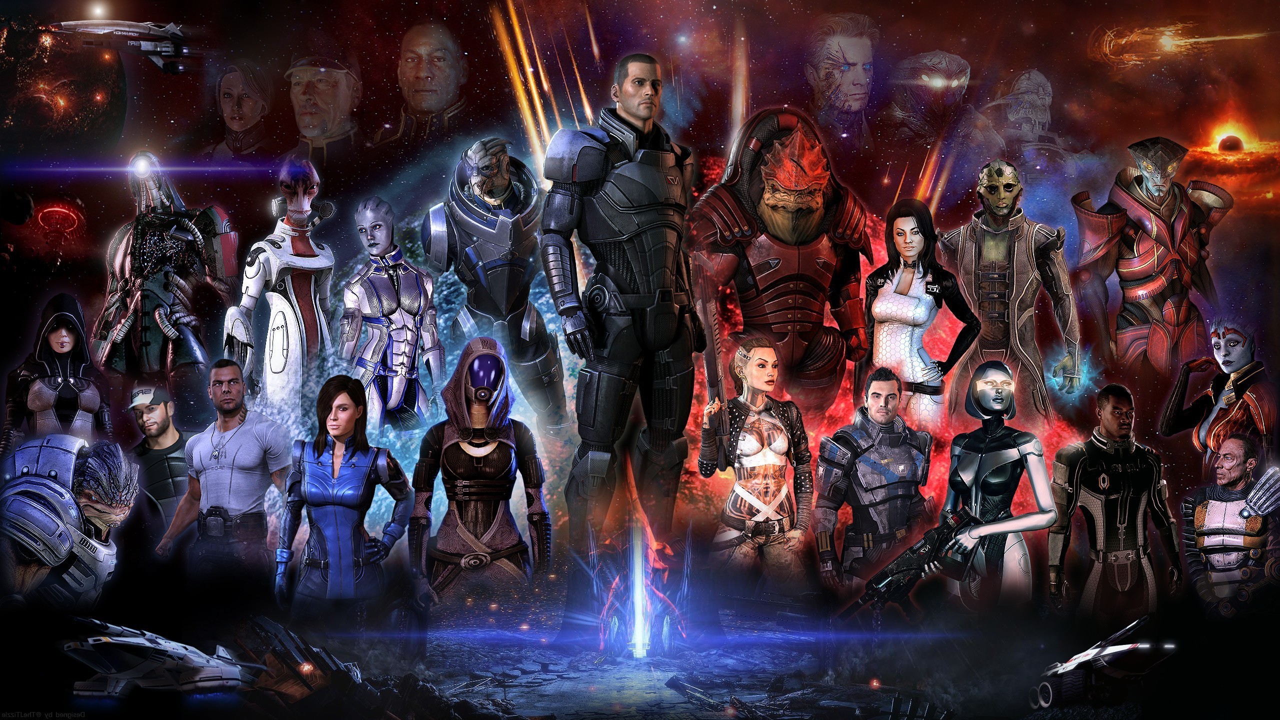 Mass Effect, Video Games, Mass Effect 2, Mass Effect - Mass Effect Desktop Backgrounds - HD Wallpaper 