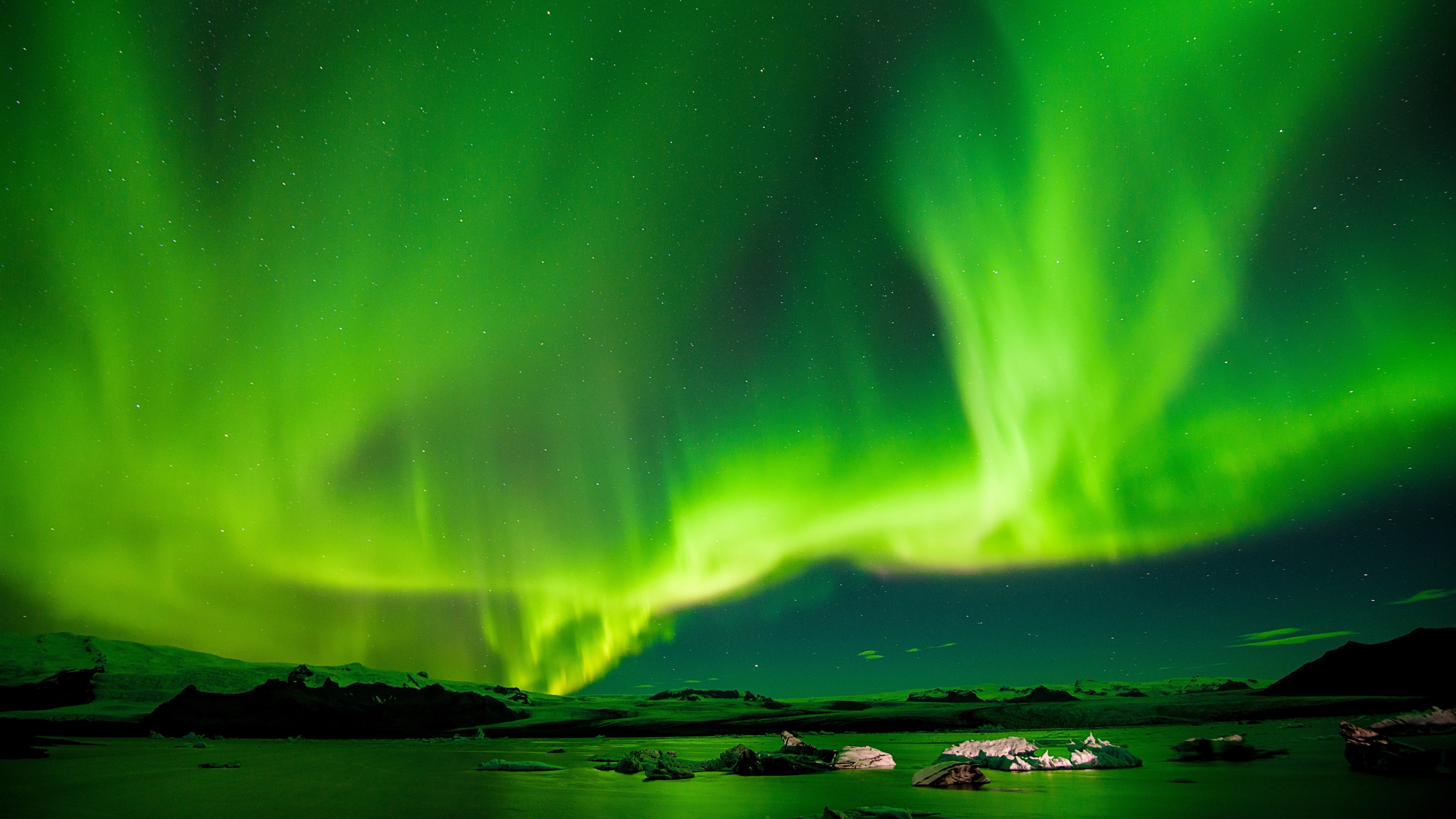 Northern Lights Aurora 4k - HD Wallpaper 
