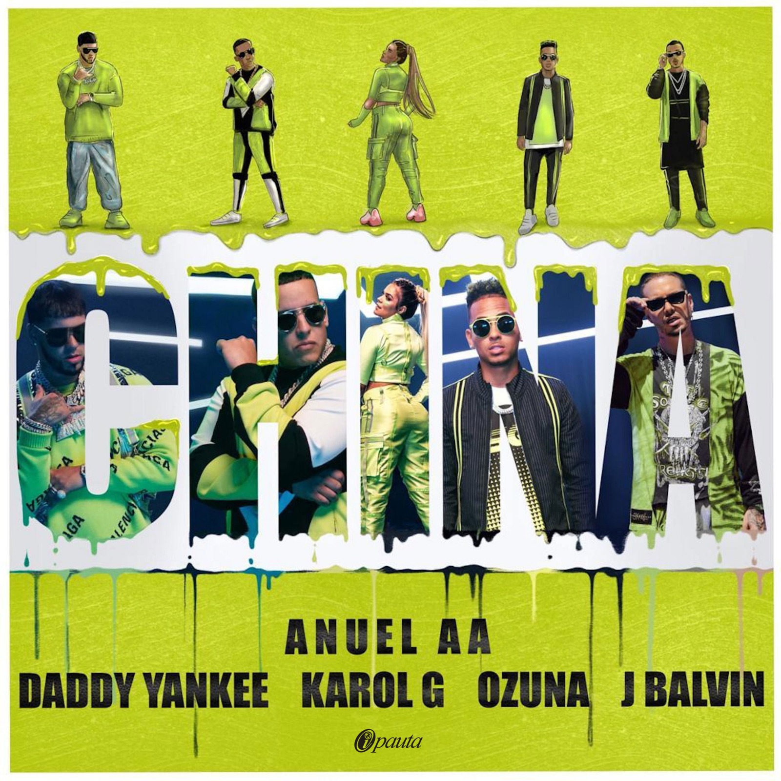 Anuel Aa Daddy Yankee Karol G Ozuna - HD Wallpaper 