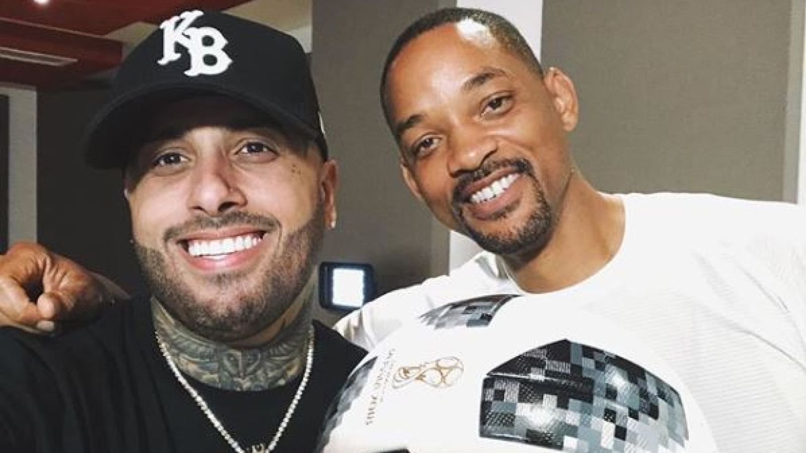 Will Smith Posted This Picture Of Him With Nicky Jam - Nicky Jam Y Will Smith - HD Wallpaper 