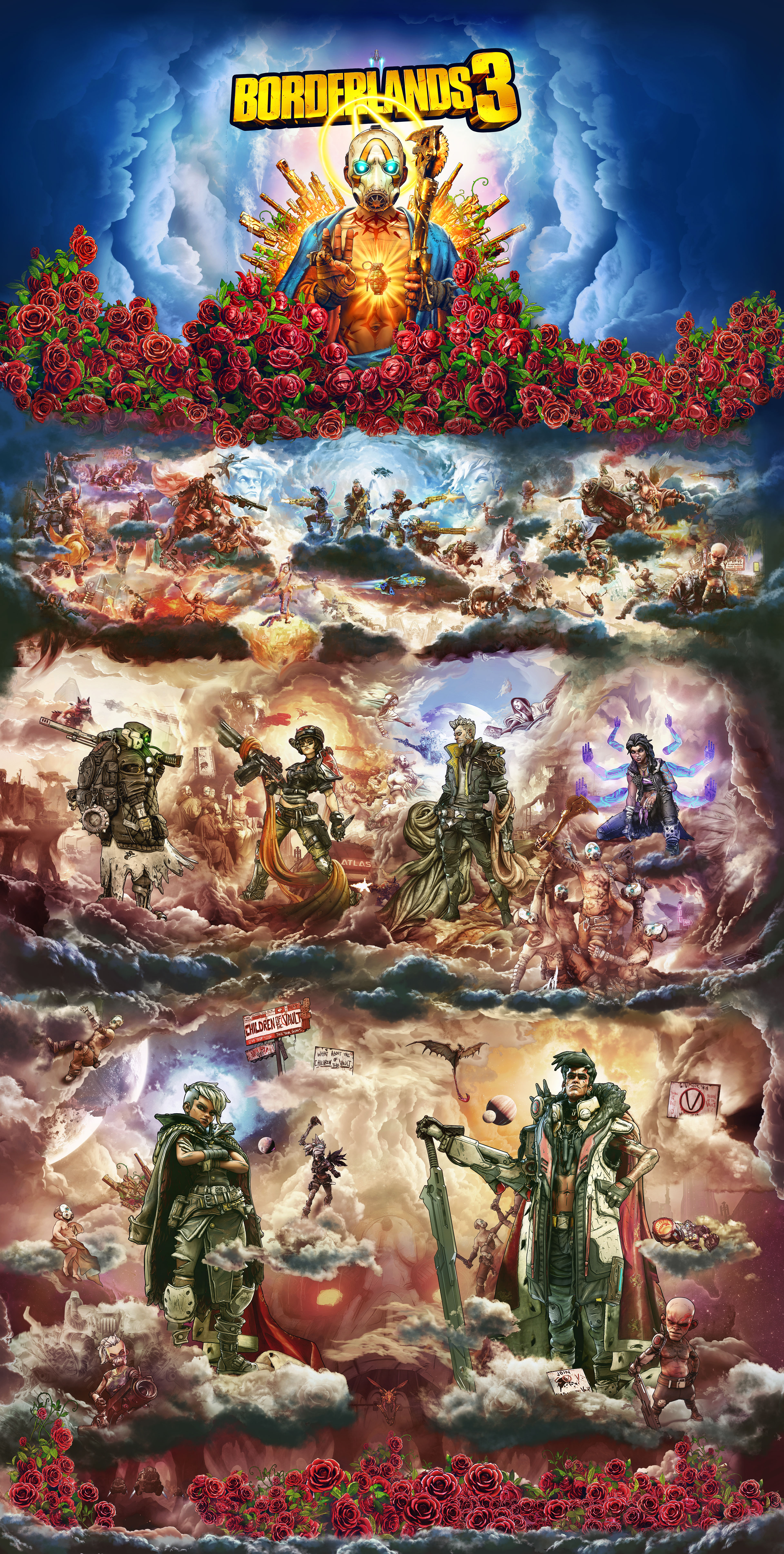 Borderlands 3 Mural Of Mayhem - HD Wallpaper 