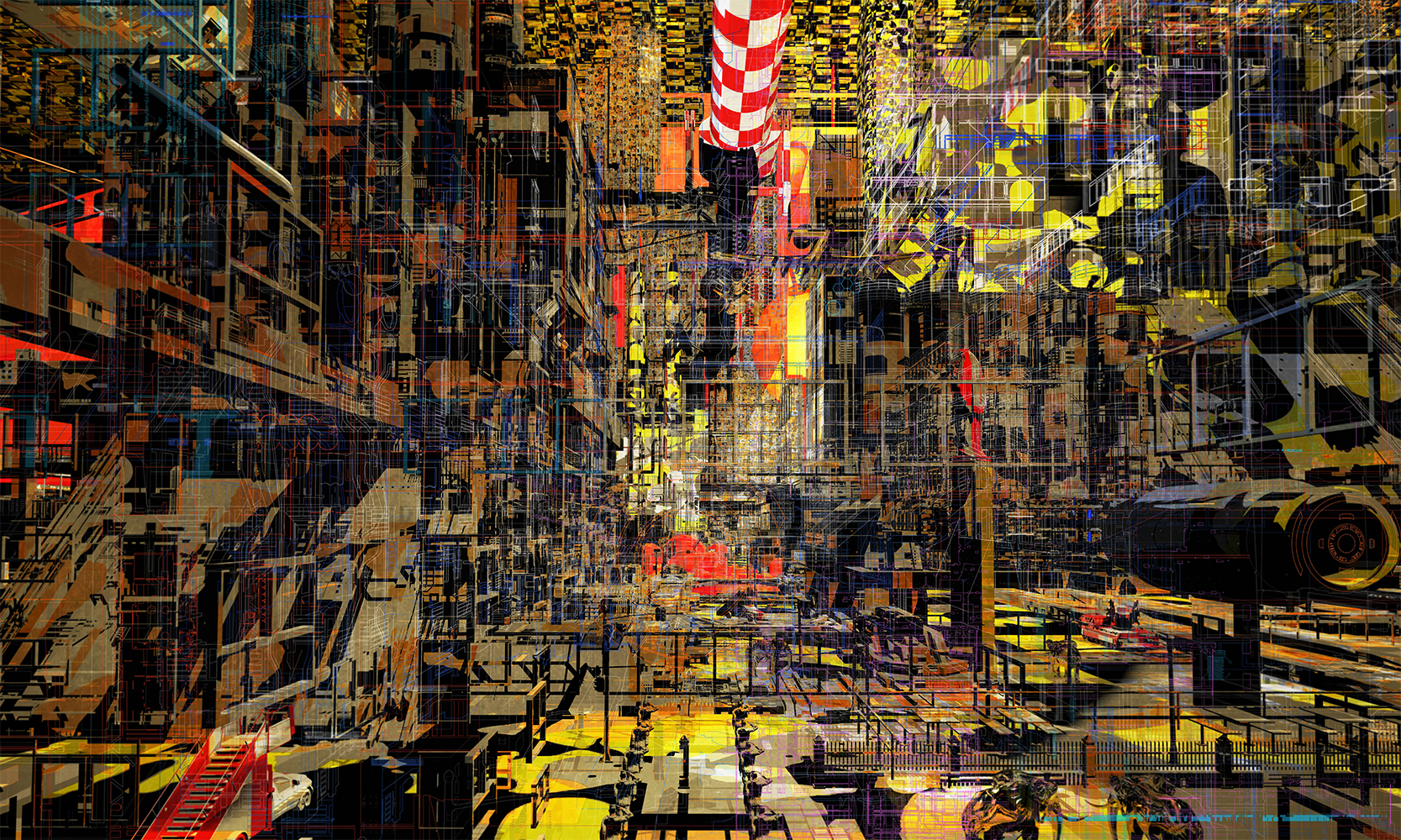 World Architecture Drawing - HD Wallpaper 