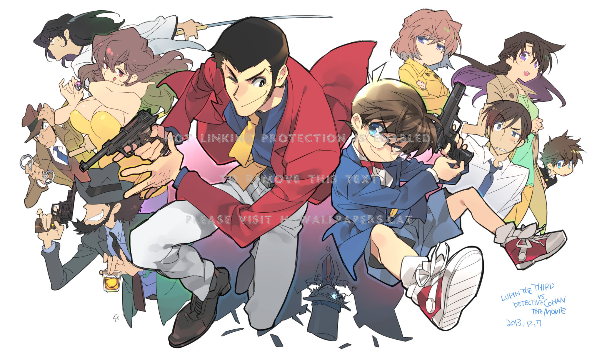 Lupin Iii Vs Lupin The 3rd X Cowboy Bebop 13x17 Wallpaper Teahub Io
