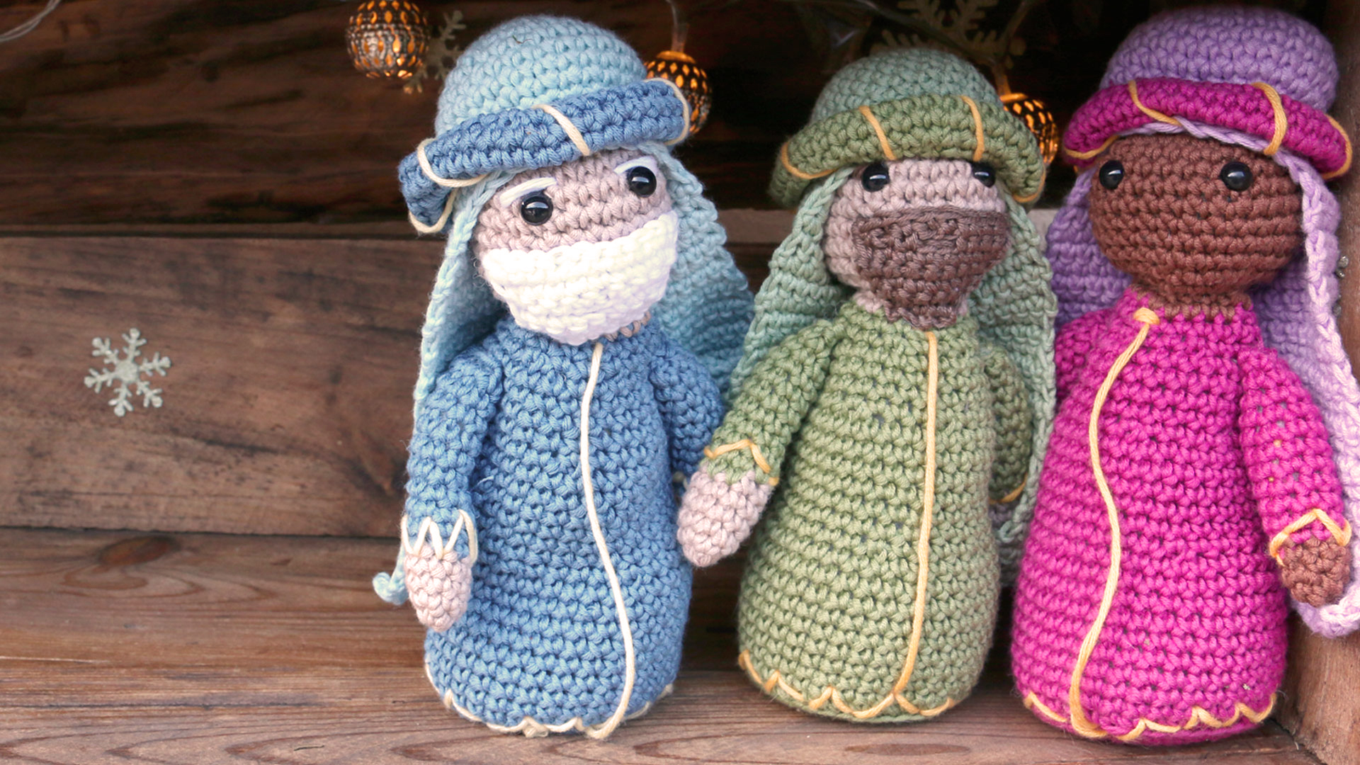 Three Wise Men Reyes Magos Amigurumi Crochet Free Pattern - Reyes Magos Amigurumi Patron - HD Wallpaper 