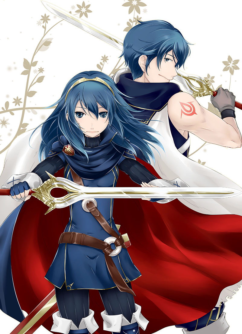 Fire Emblem Lucina And Chrom 801x1104 Wallpaper Teahub Io