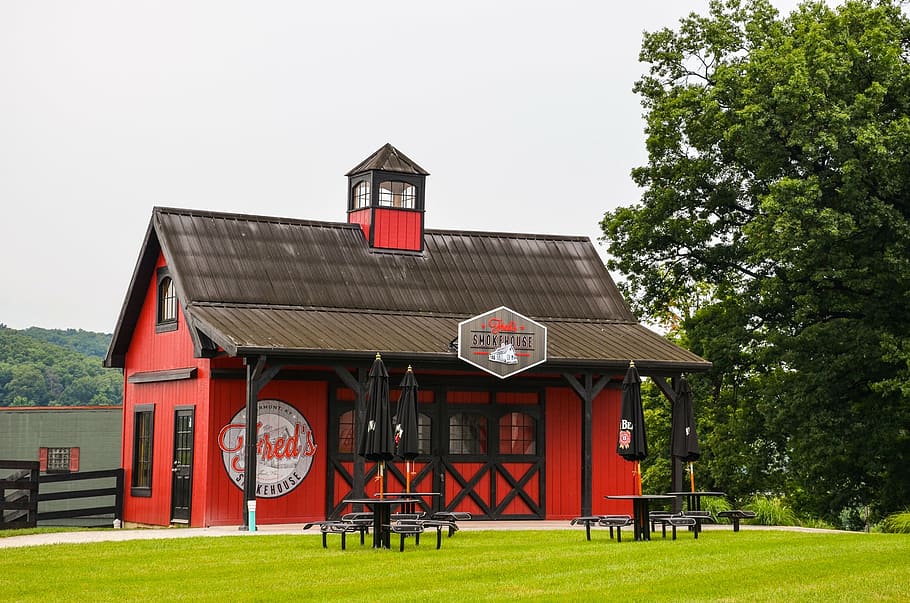 Kentucky, Usa, America, Grass, Green, Jim Beam, Destille, - Farmhouse - HD Wallpaper 