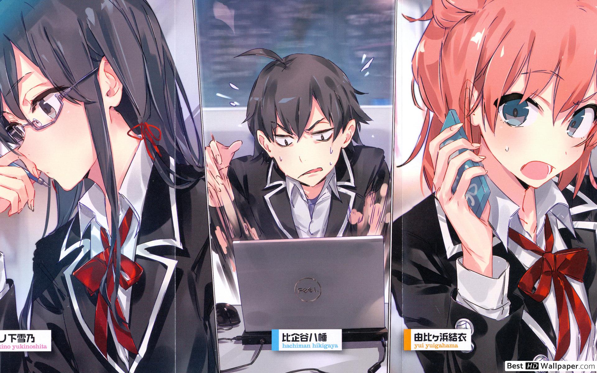 Yahari Ore No Seishun Love Come Wa Machigatteiru Zoku - HD Wallpaper 