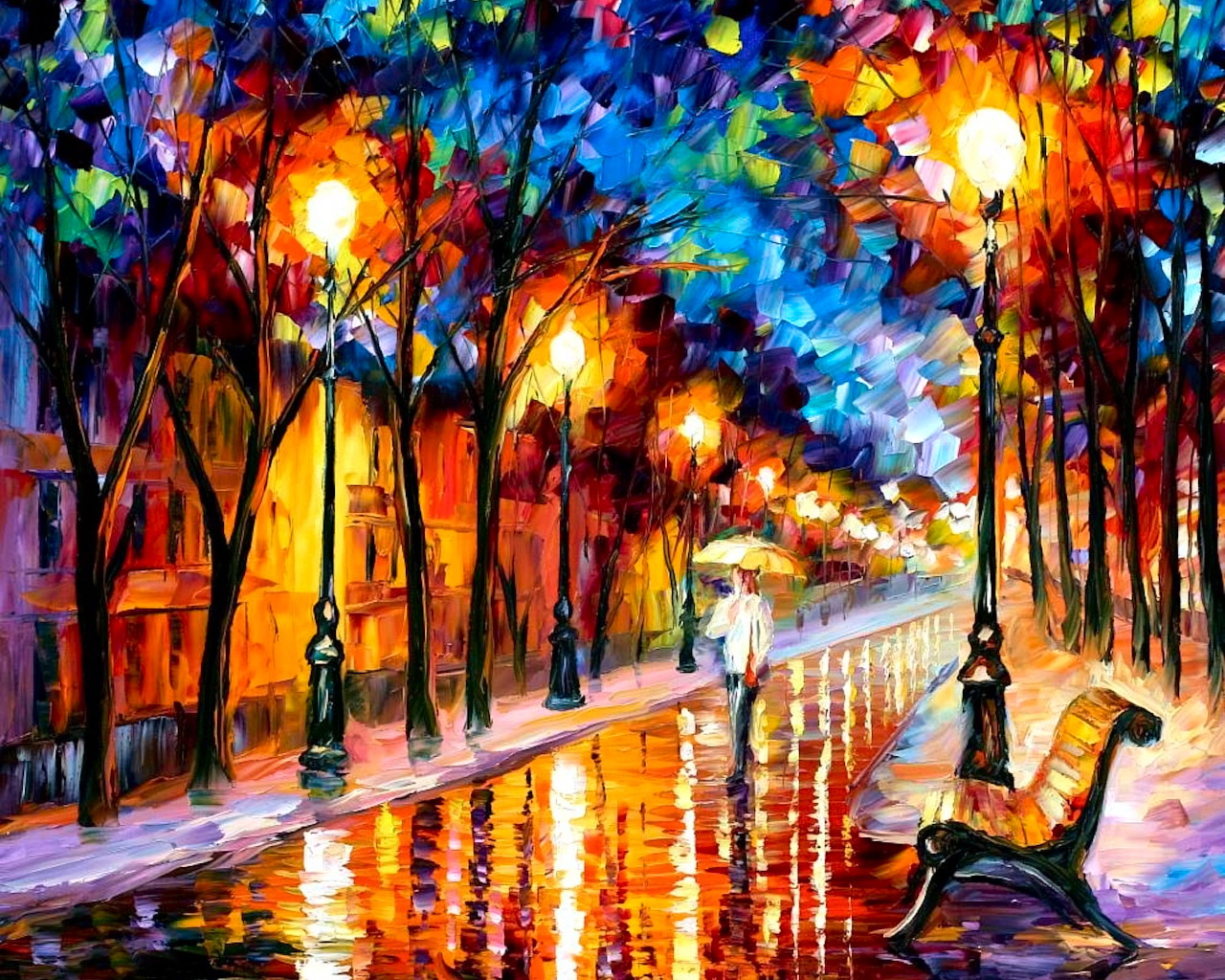 Leonid Afremov Wallpaper - HD Wallpaper 