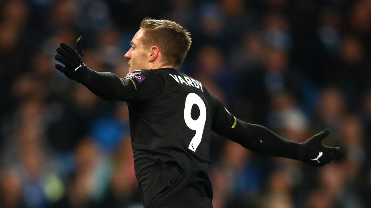 Vardy Sets Premier League Record With Man City Goal - Jamie Vardy - HD Wallpaper 