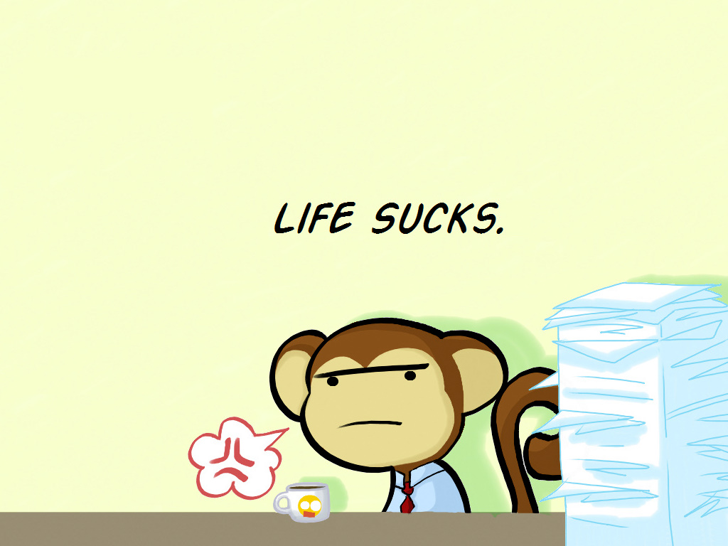 Hd Monkey Animation - HD Wallpaper 