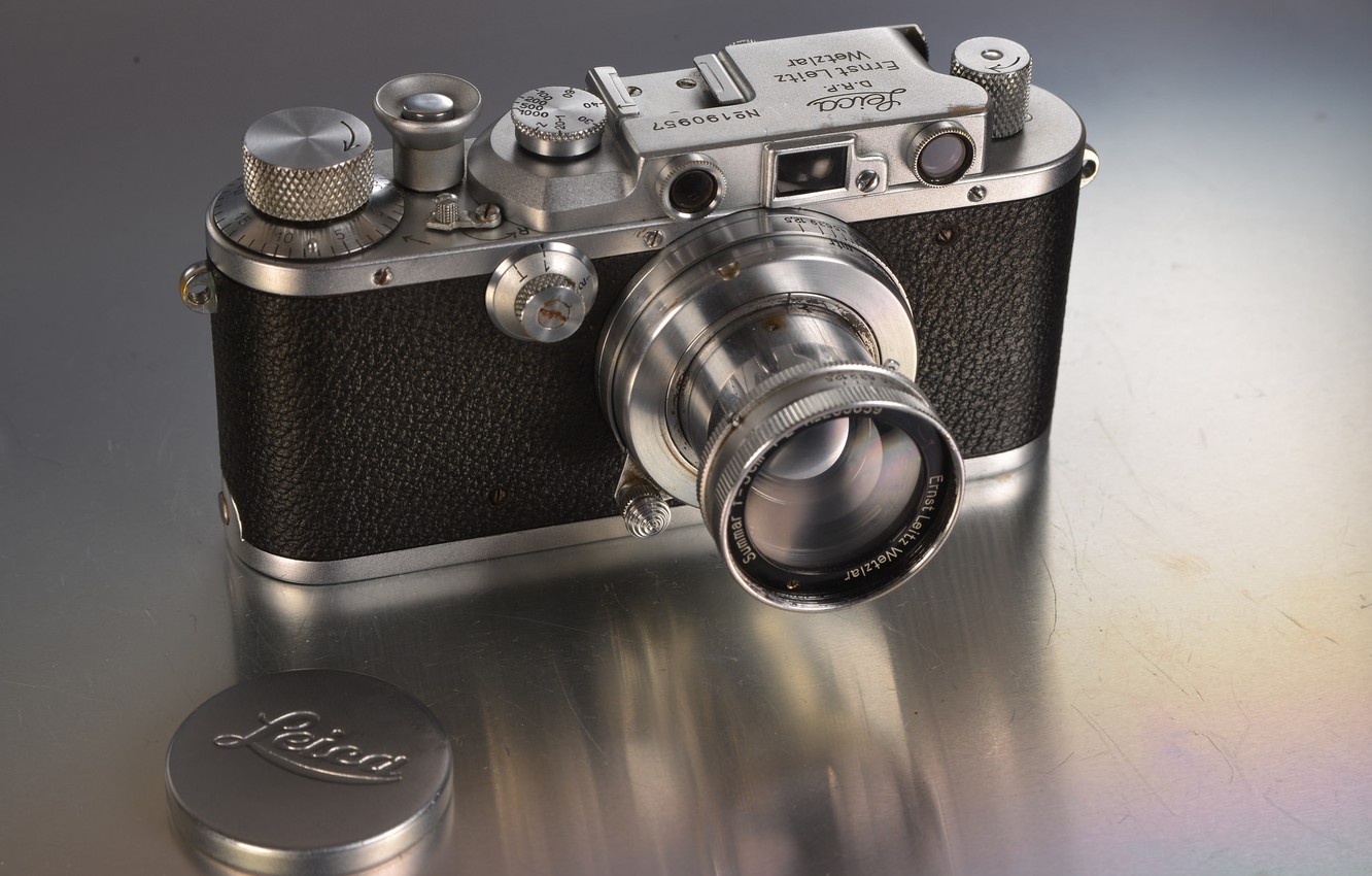 Photo Wallpaper Background, Camera, Leica Iiia - Mirrorless Interchangeable-lens Camera - HD Wallpaper 