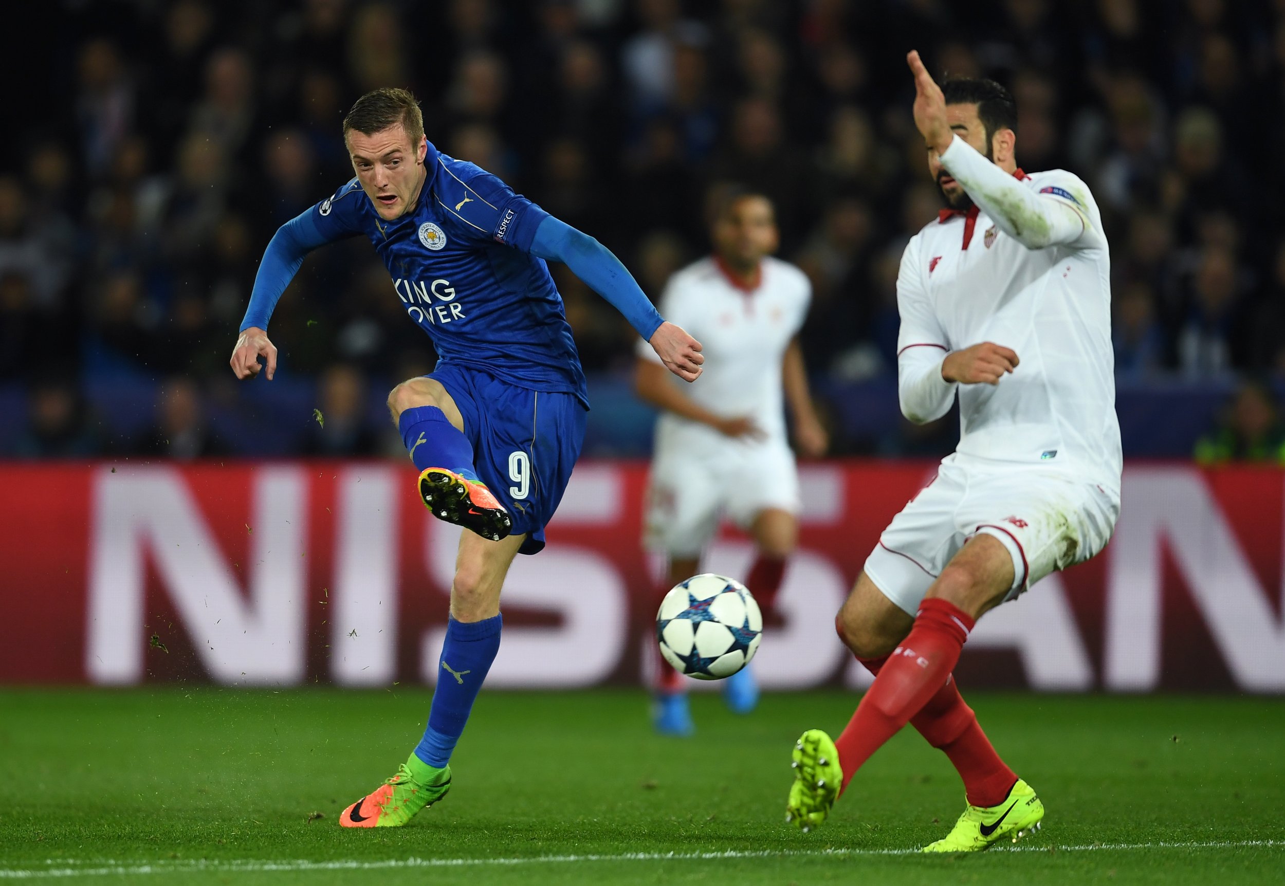 Leicester City Striker Jamie Vardy At The King Power - Leicester City F.c. - HD Wallpaper 
