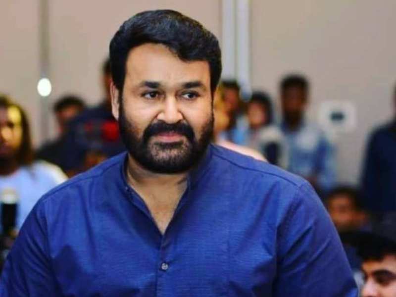Mohanlal In Blue Shirt - HD Wallpaper 
