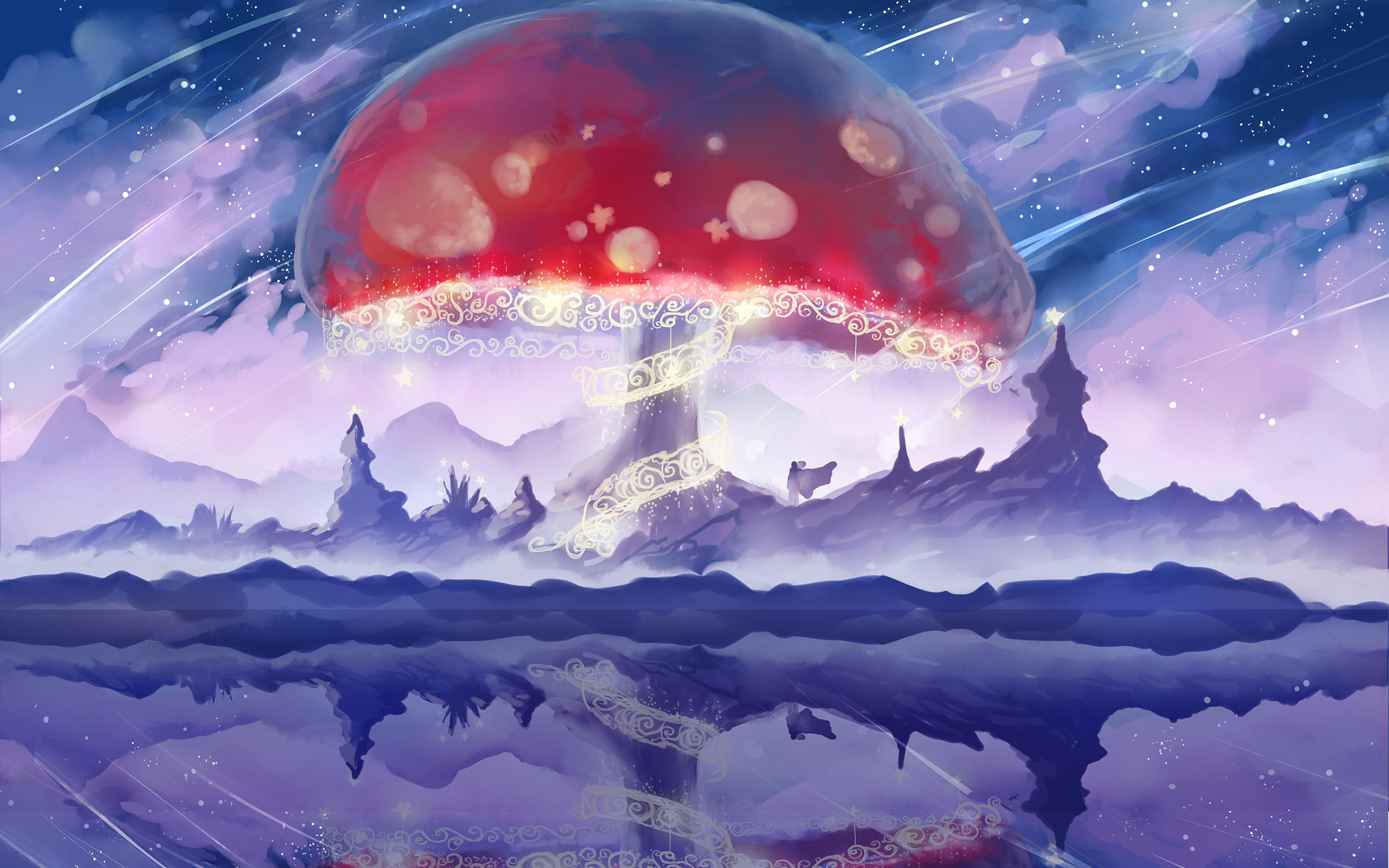 Giant Mushroom Fantasy - HD Wallpaper 