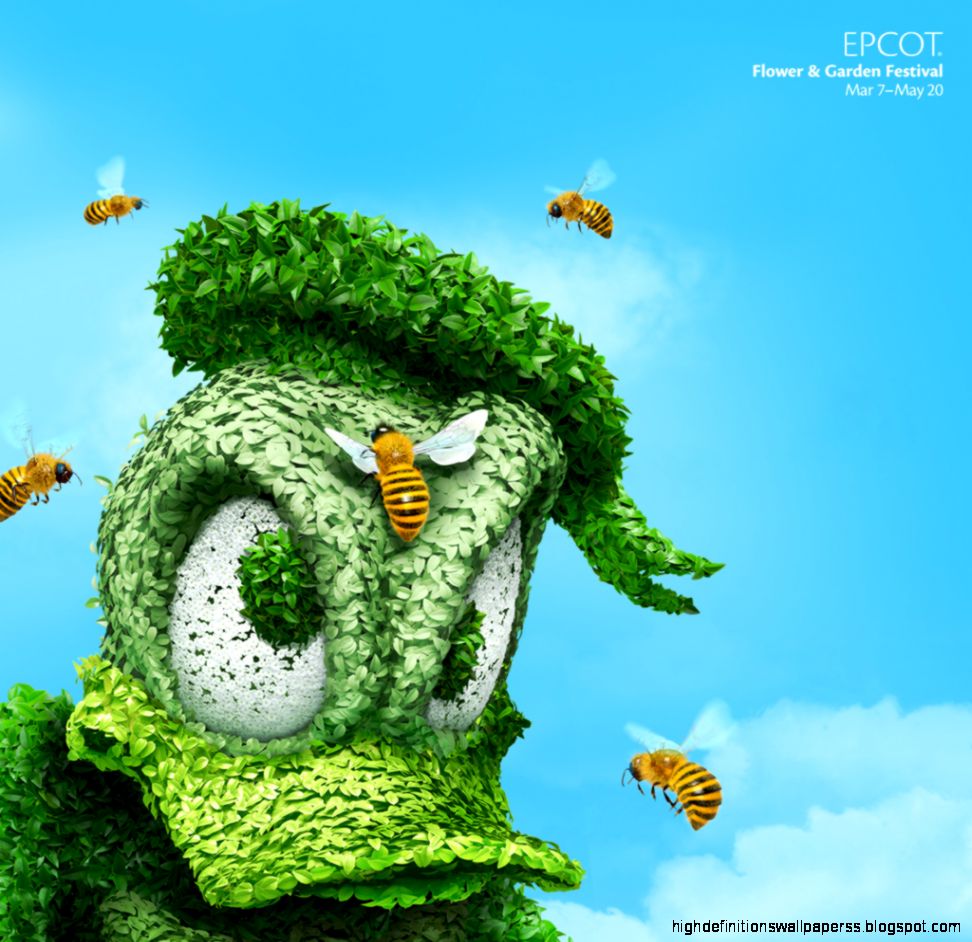 Add Disney Topiaries To Your Desktop « Disney Parks - Flower And Garden Festival - HD Wallpaper 