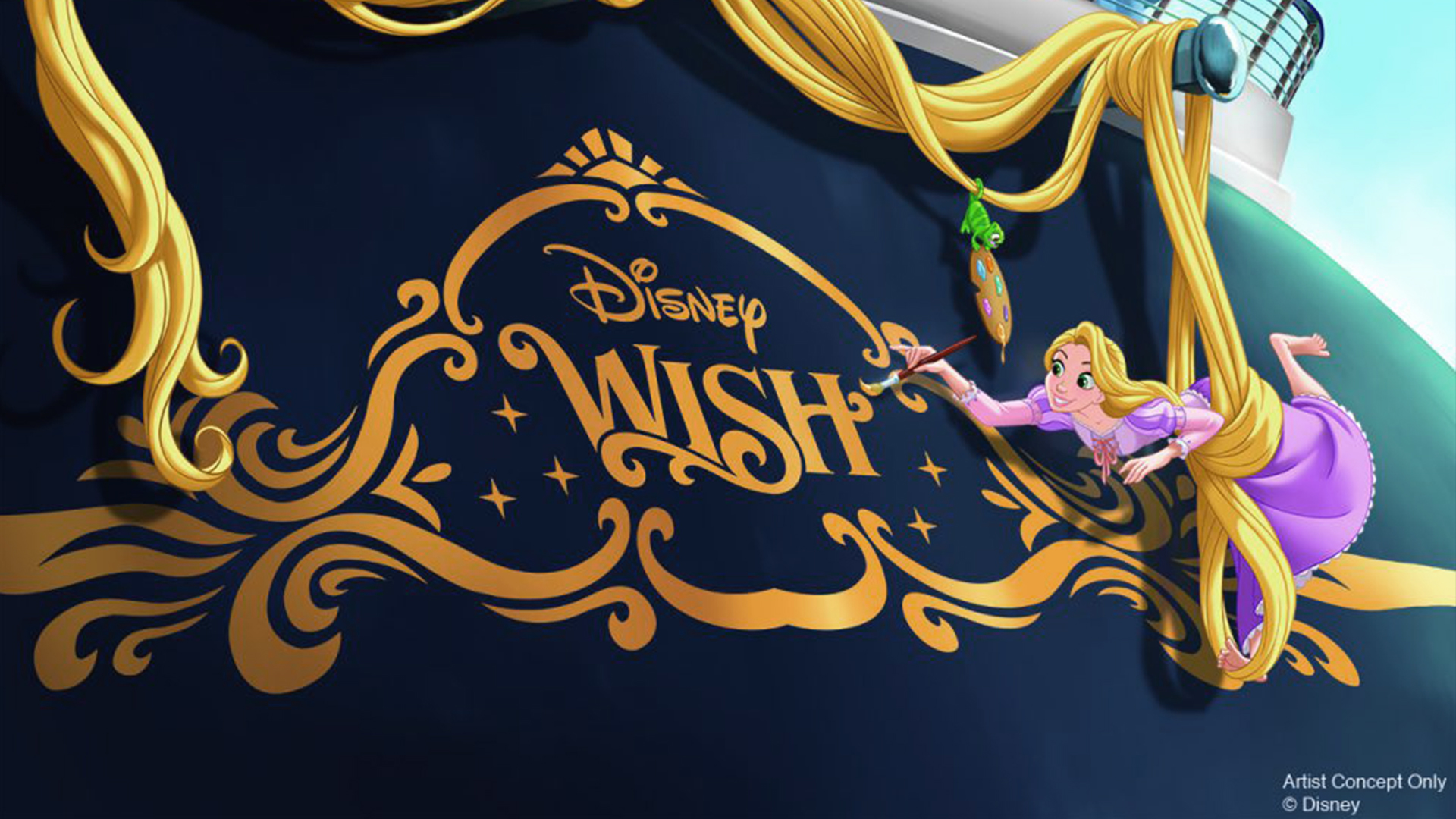 Disney Cruise Line Wish 19x1080 Wallpaper Teahub Io