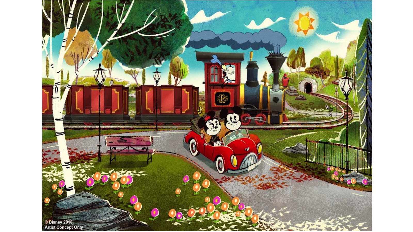 Mickey & Minnie's Runaway Railway Storyboard - HD Wallpaper 