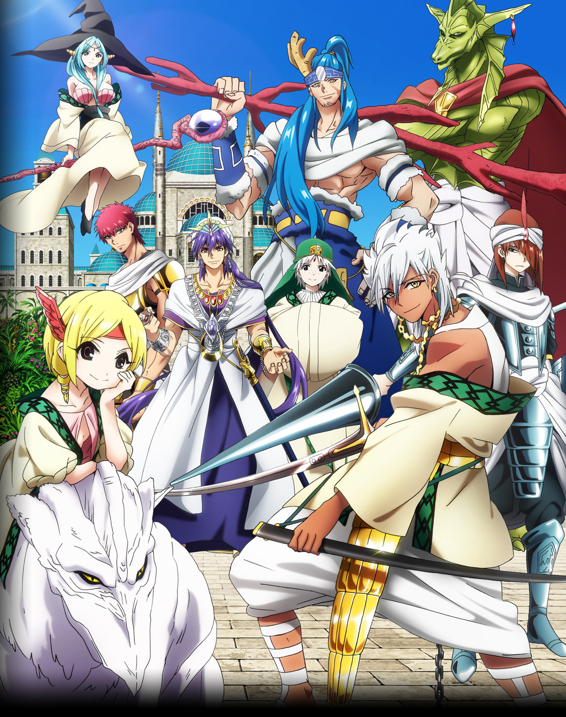 The Labyrinth Of Magic - Magi The Adventures Of Sinbad Characters -  1126x1427 Wallpaper 