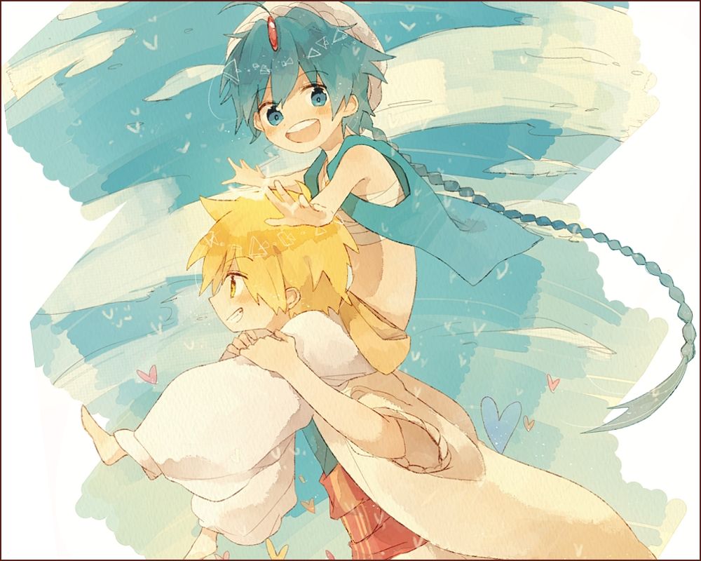 Aladdin And Alibaba Magi Fan Art - HD Wallpaper 