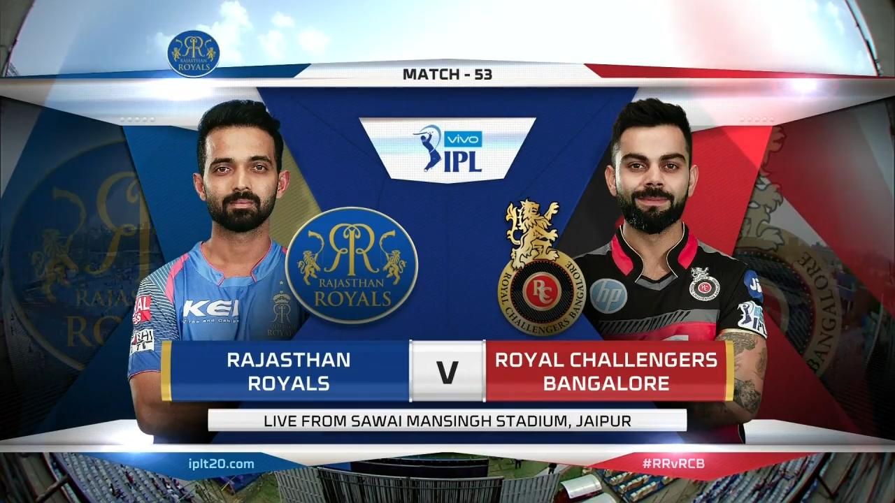 Rcb Vs Rajasthan Royals 2019 - HD Wallpaper 