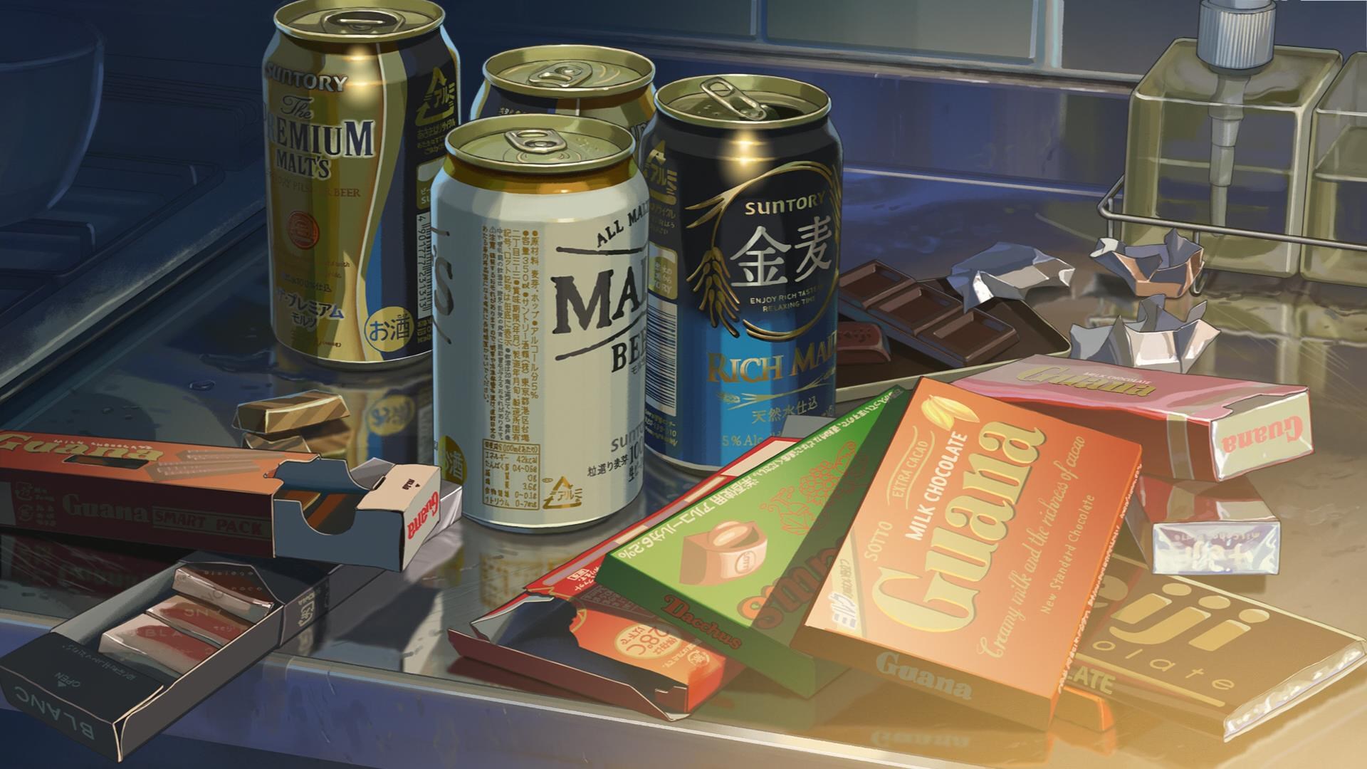 Garden Of Words Food - HD Wallpaper 