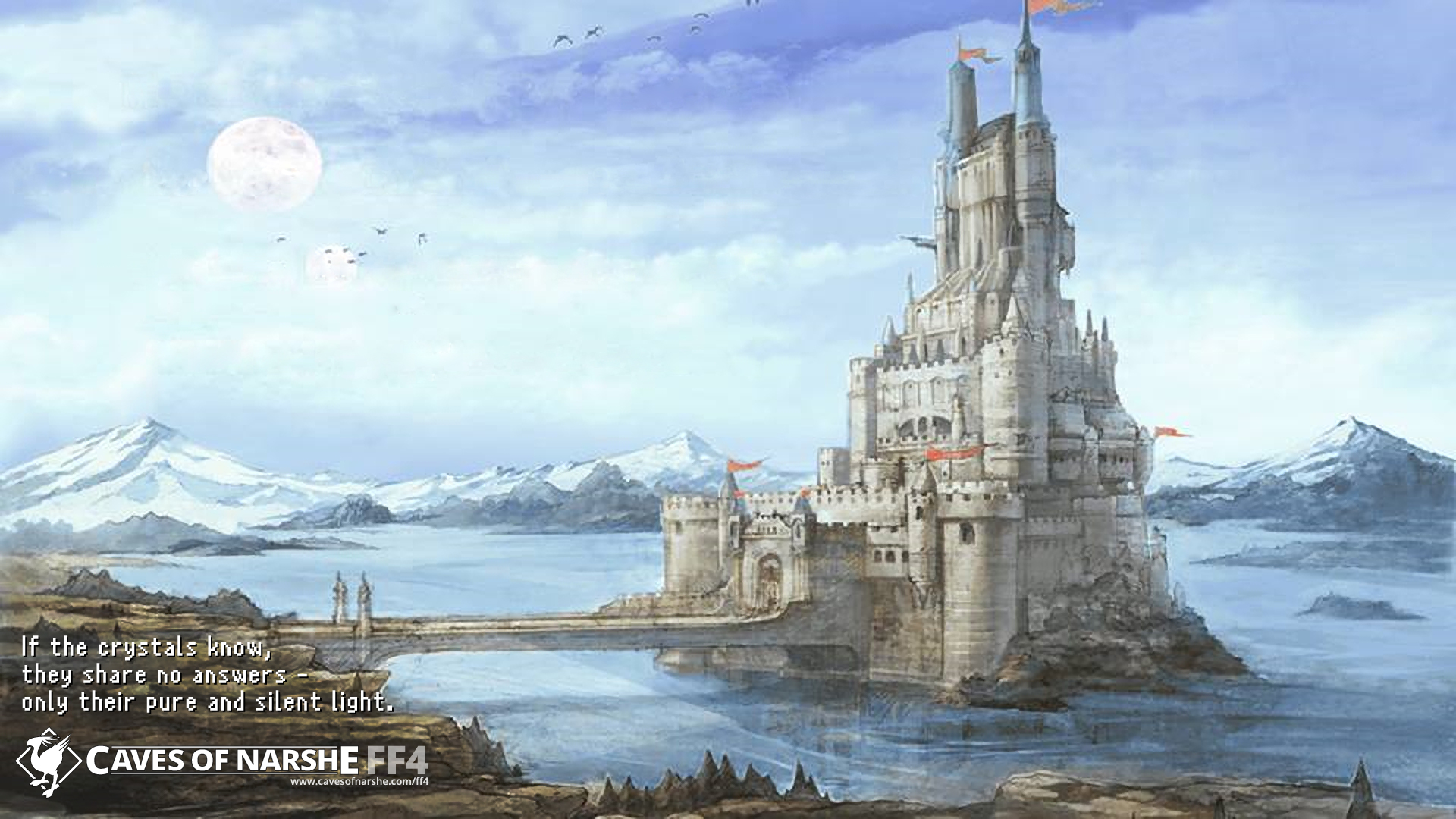 Final Fantasy Castle - HD Wallpaper 