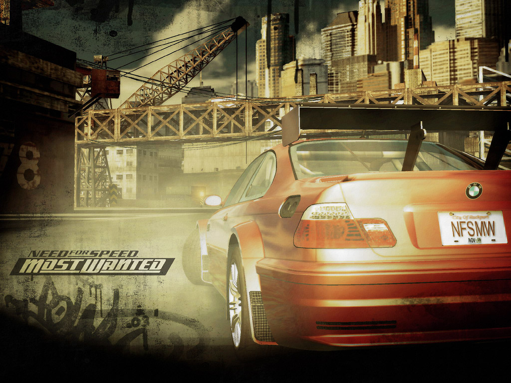 Need For Speed Most Wanted 2005 Red Bmw M3 Gtr - HD Wallpaper 