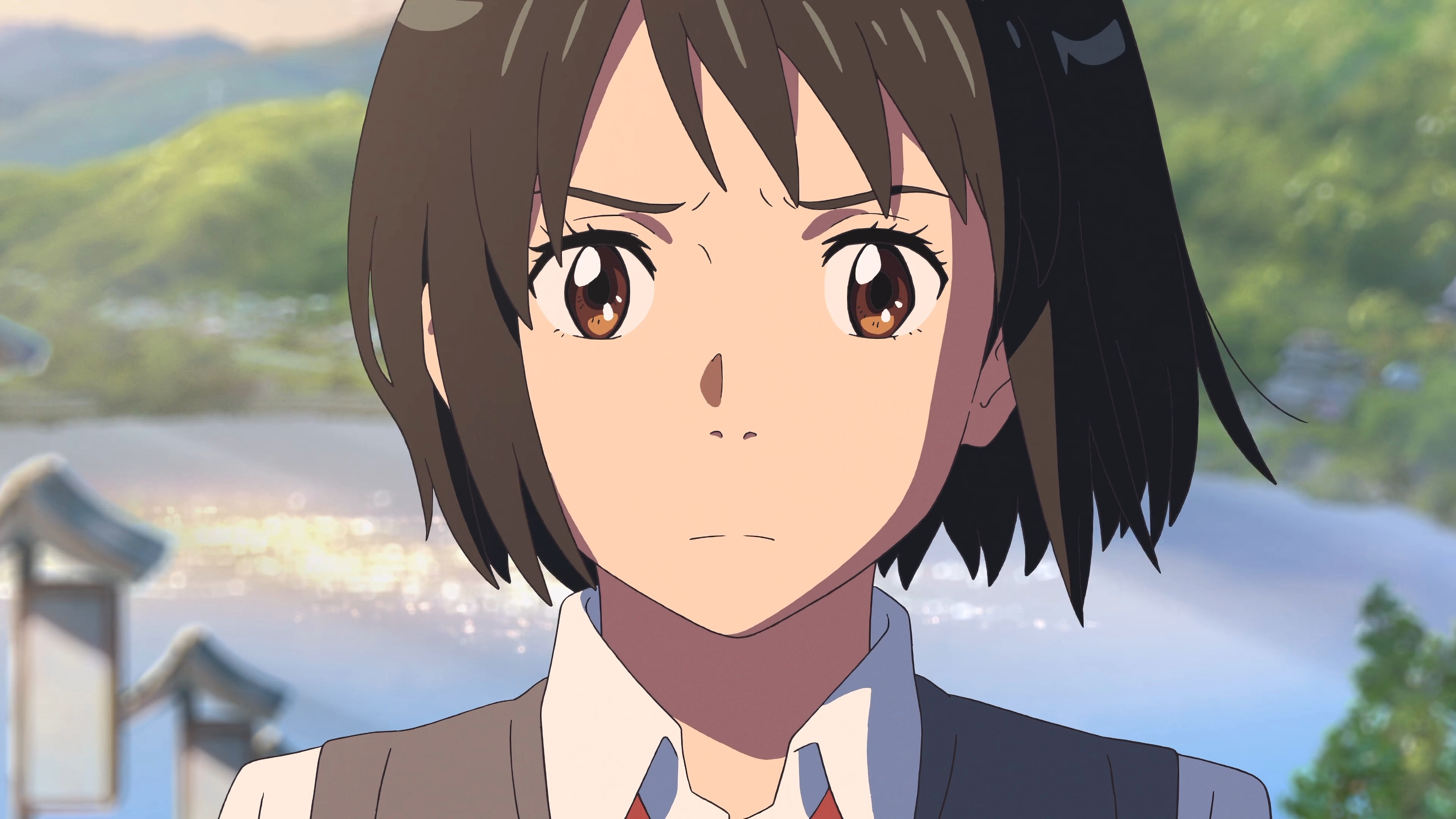 Anime Girl Makoto Shinkai - HD Wallpaper 