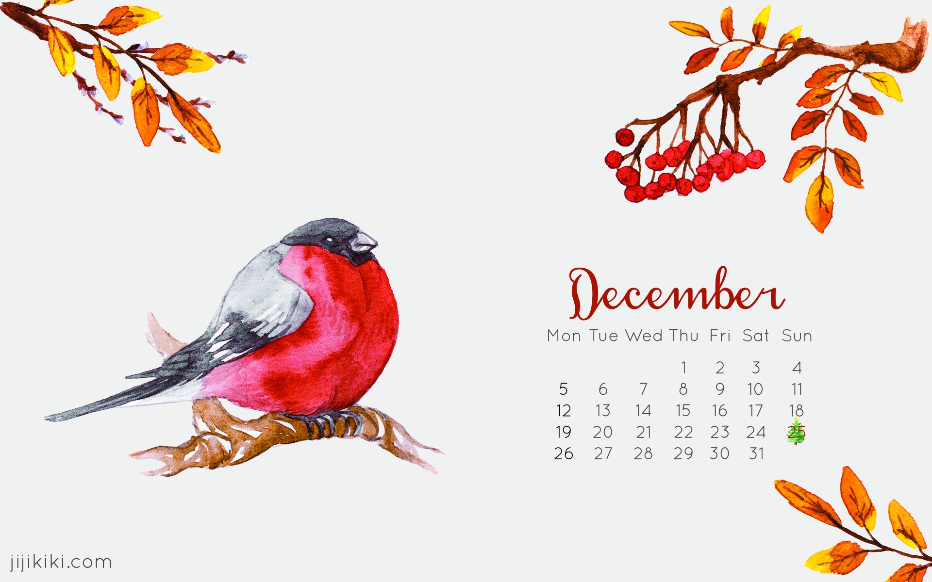 Iphone Wallpaper Winter Watercolir - HD Wallpaper 