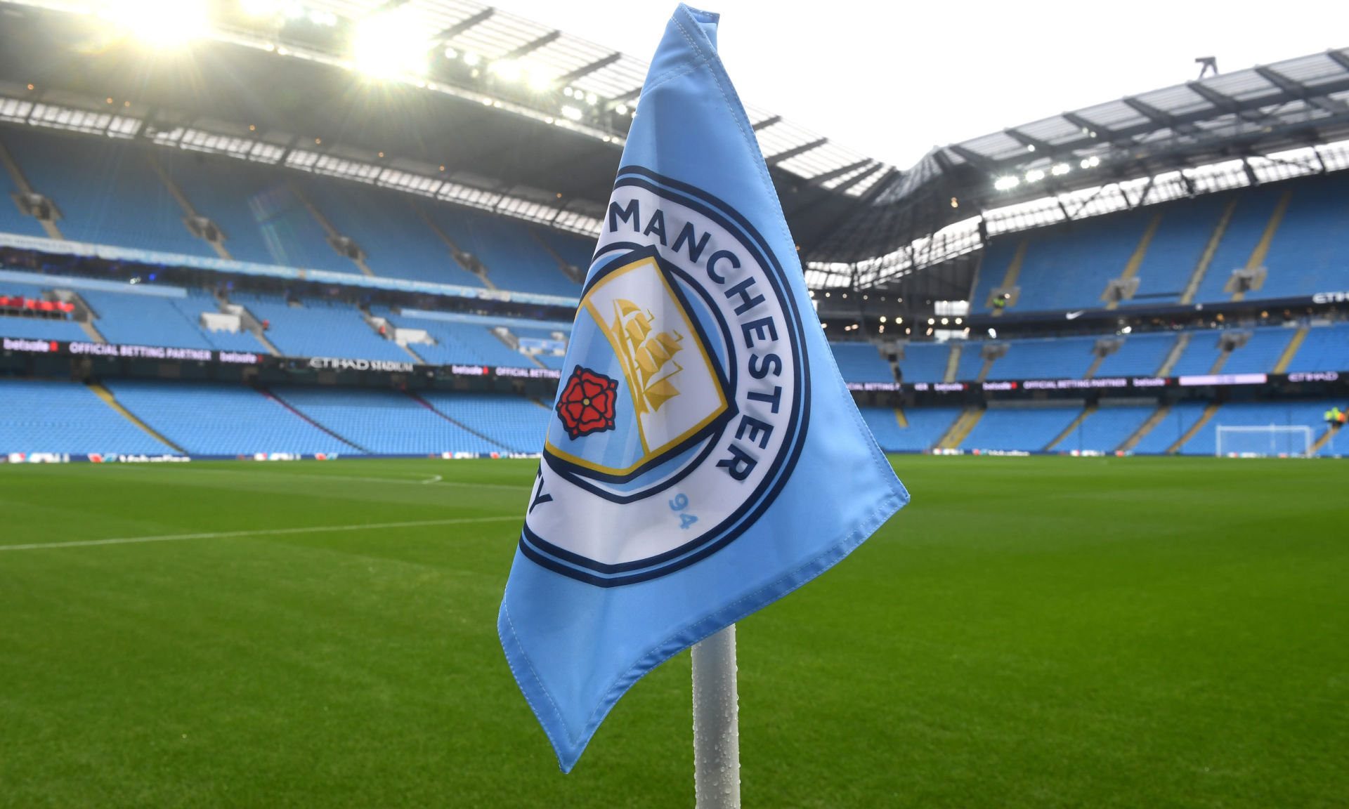 Manchester City Flag Hd - HD Wallpaper 