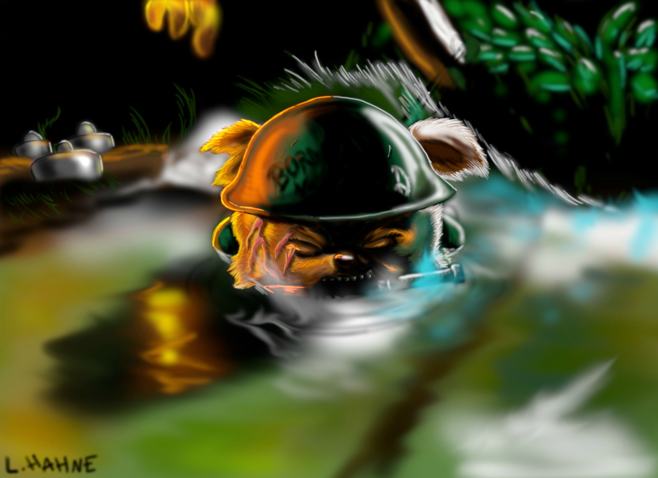 Veteran Teemo By Jimtheslim222 - Macro Photography - HD Wallpaper 