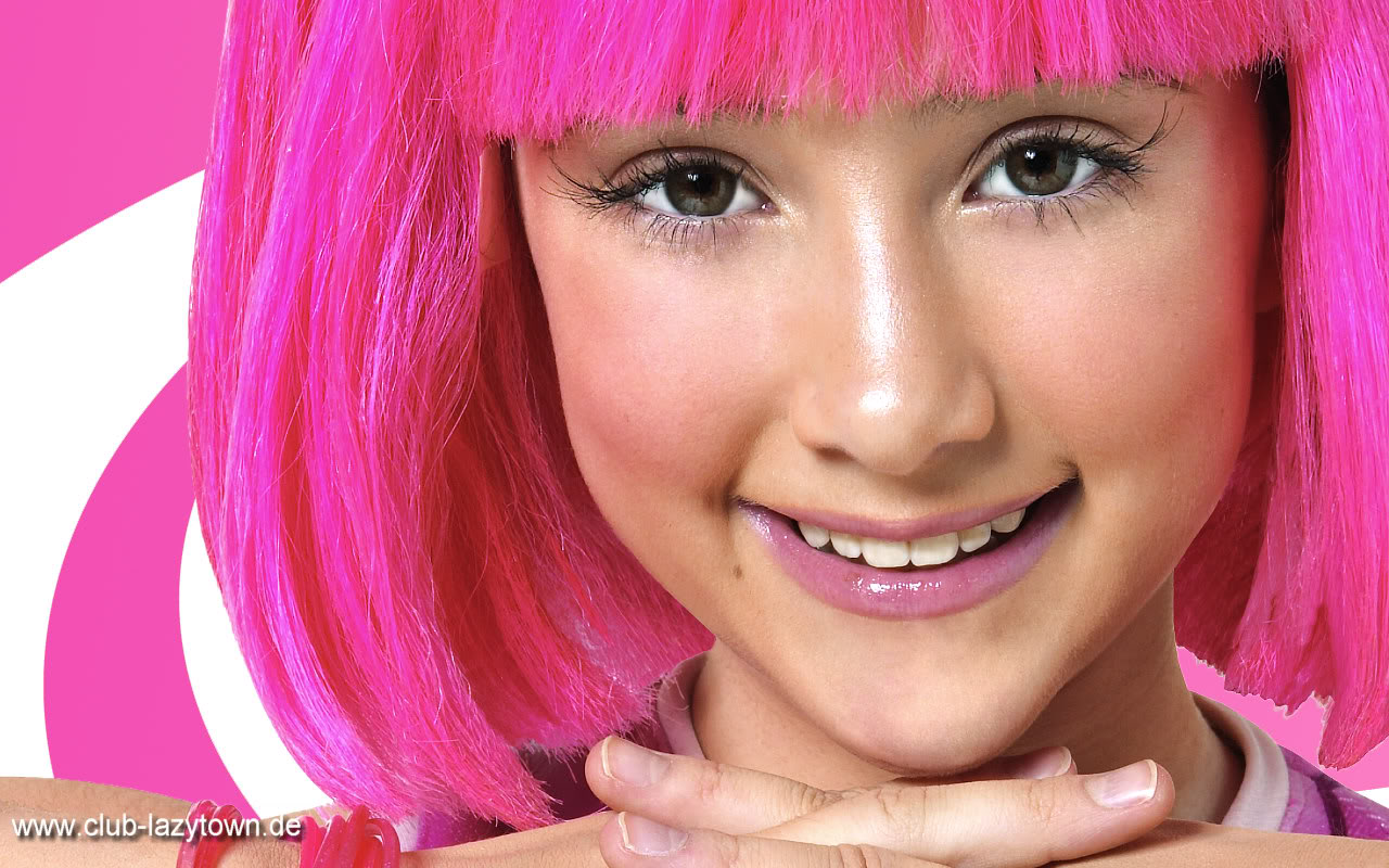 Old Lazy Town Stephanie - HD Wallpaper 