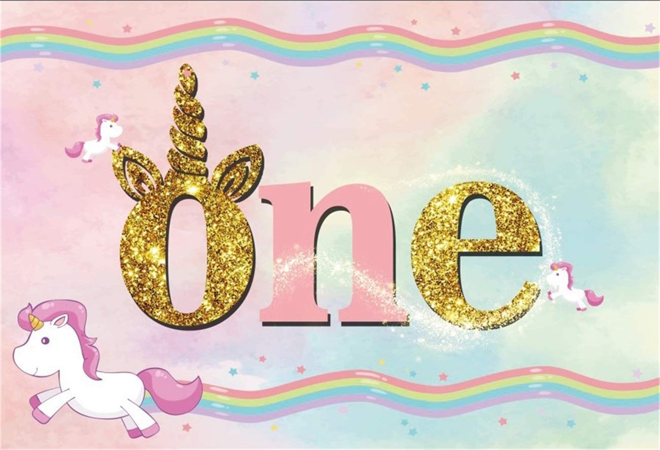 Unicorn First Birthday Background - 1301x887 Wallpaper 