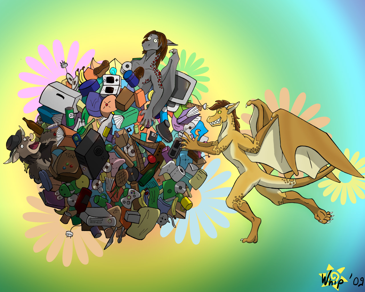 Katamari Whip - Illustration - HD Wallpaper 