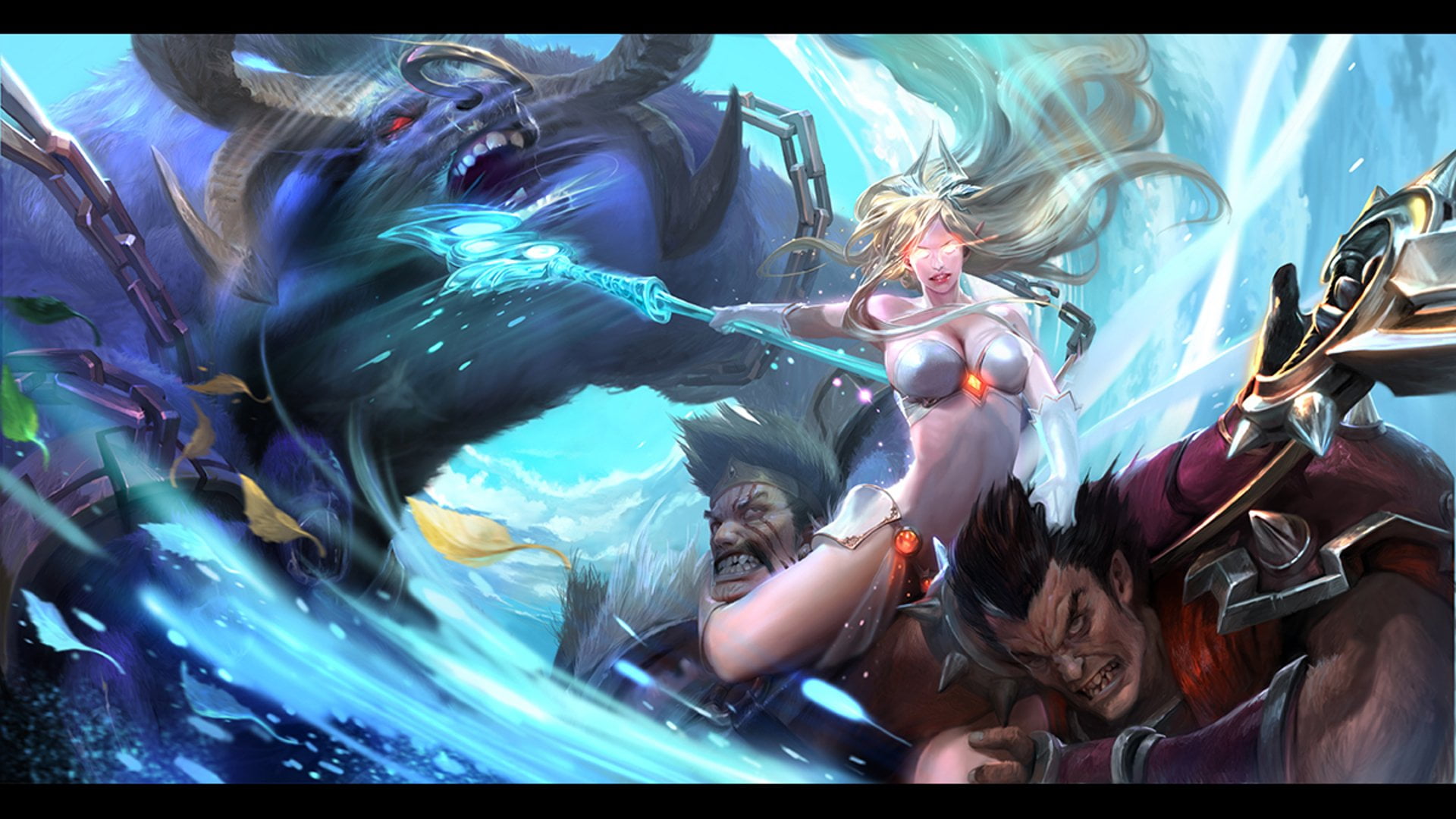 Fan Art League Of Legends Janna - HD Wallpaper 