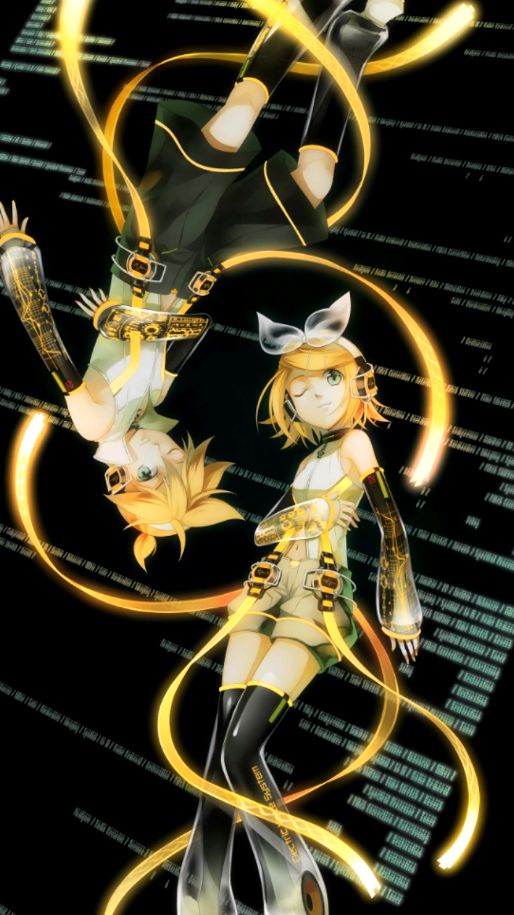 Kagamine Rin And Len Phone - HD Wallpaper 
