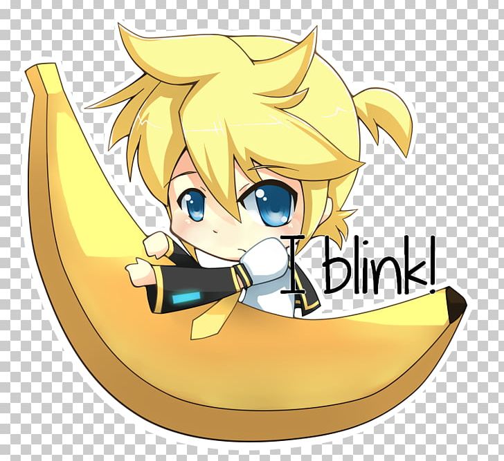 Kagamine Rin/len Banana Vocaloid Eating Png, Clipart, - Xero Logo Png - HD Wallpaper 