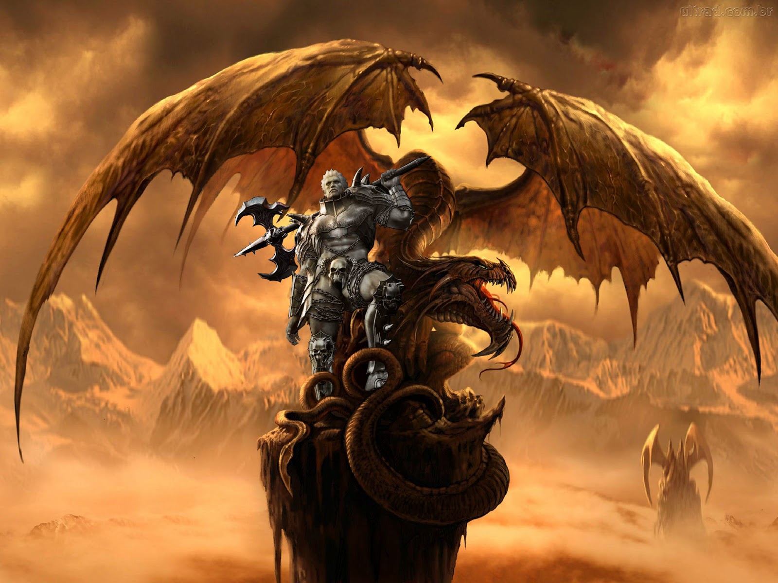 Fantasy Dragon - HD Wallpaper 