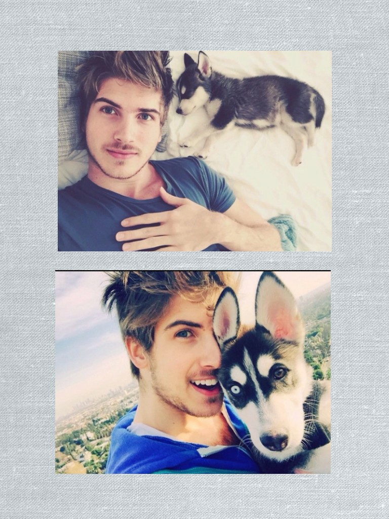 Youtube, Youtuber, And Joey Graceffa Image - Joey Graceffa And Wolf - HD Wallpaper 