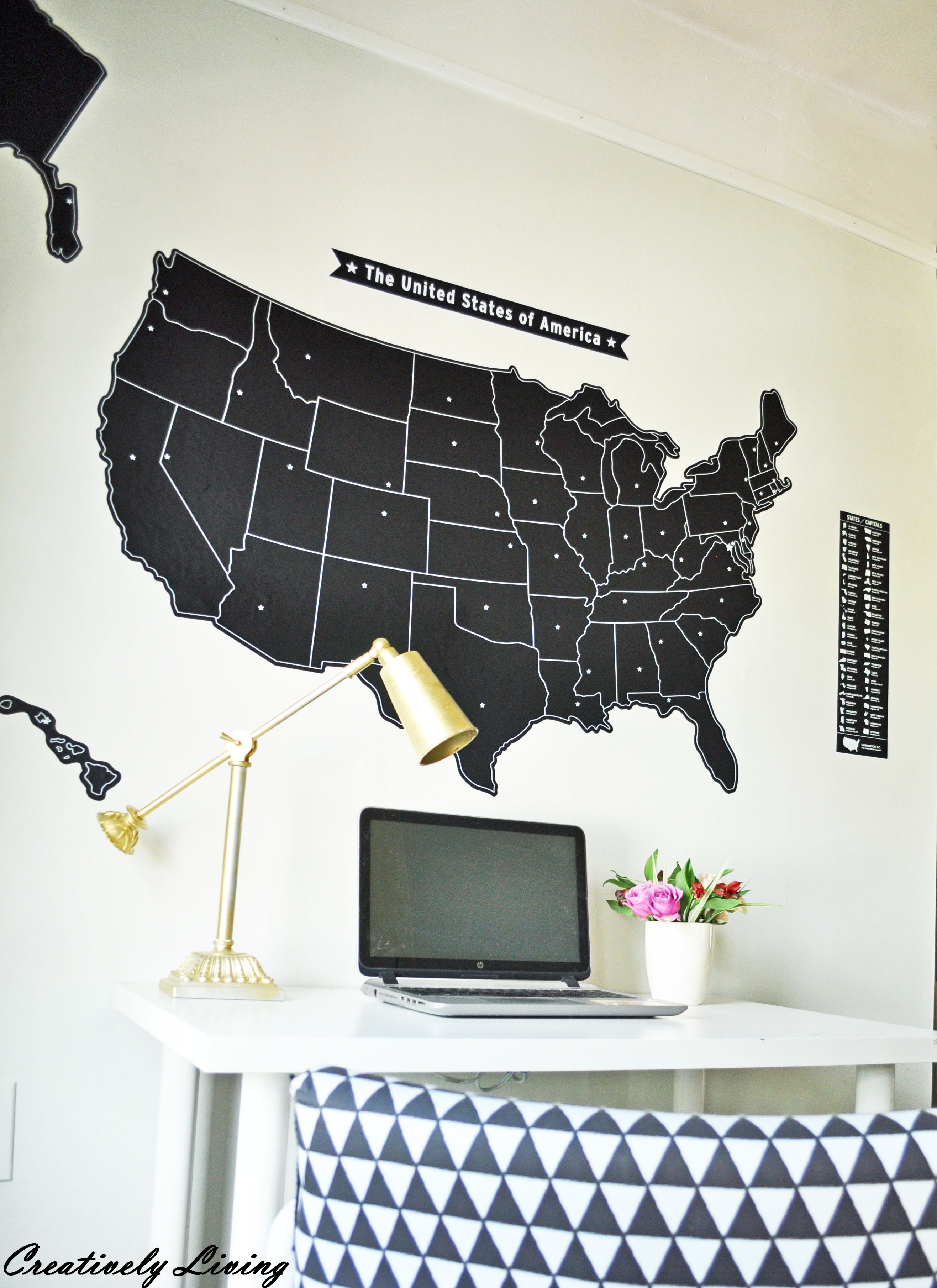 Same Color Map United States - HD Wallpaper 