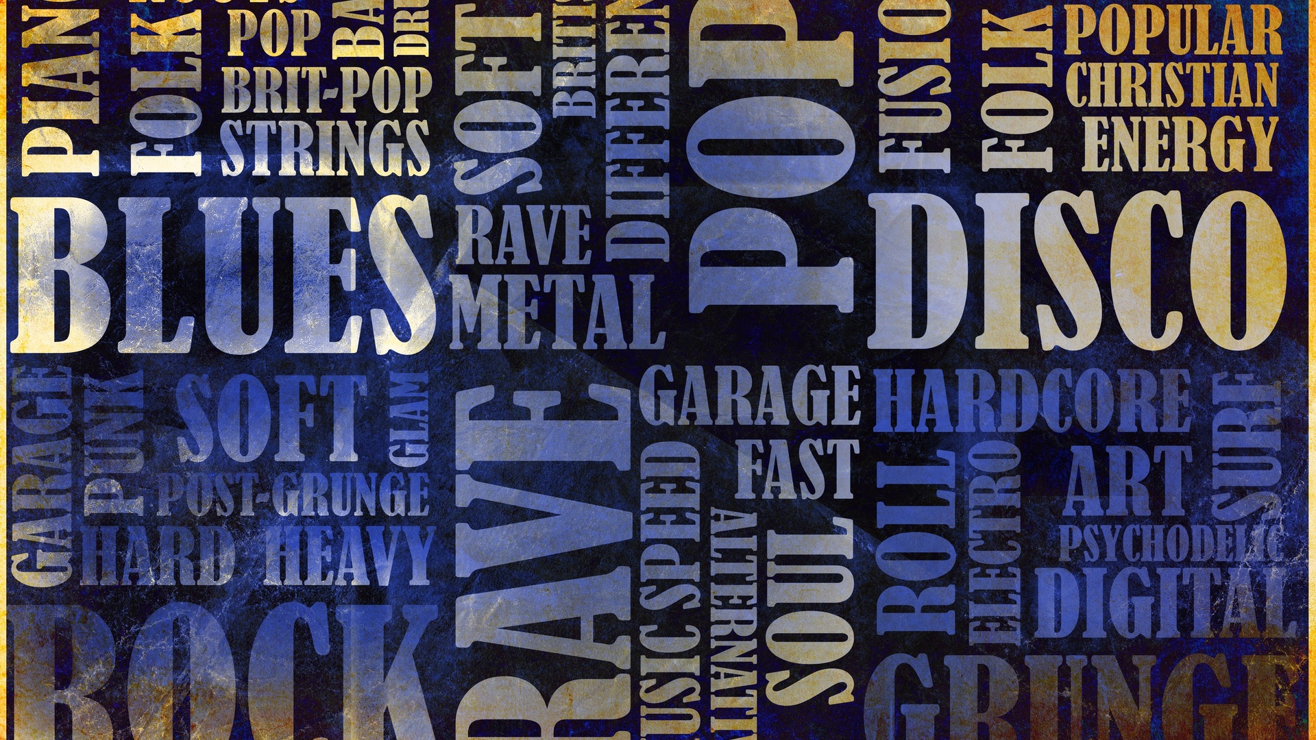 Vintage, Grunge, Vintage, Folk, Rave, Rock, Blues, - Poster - HD Wallpaper 