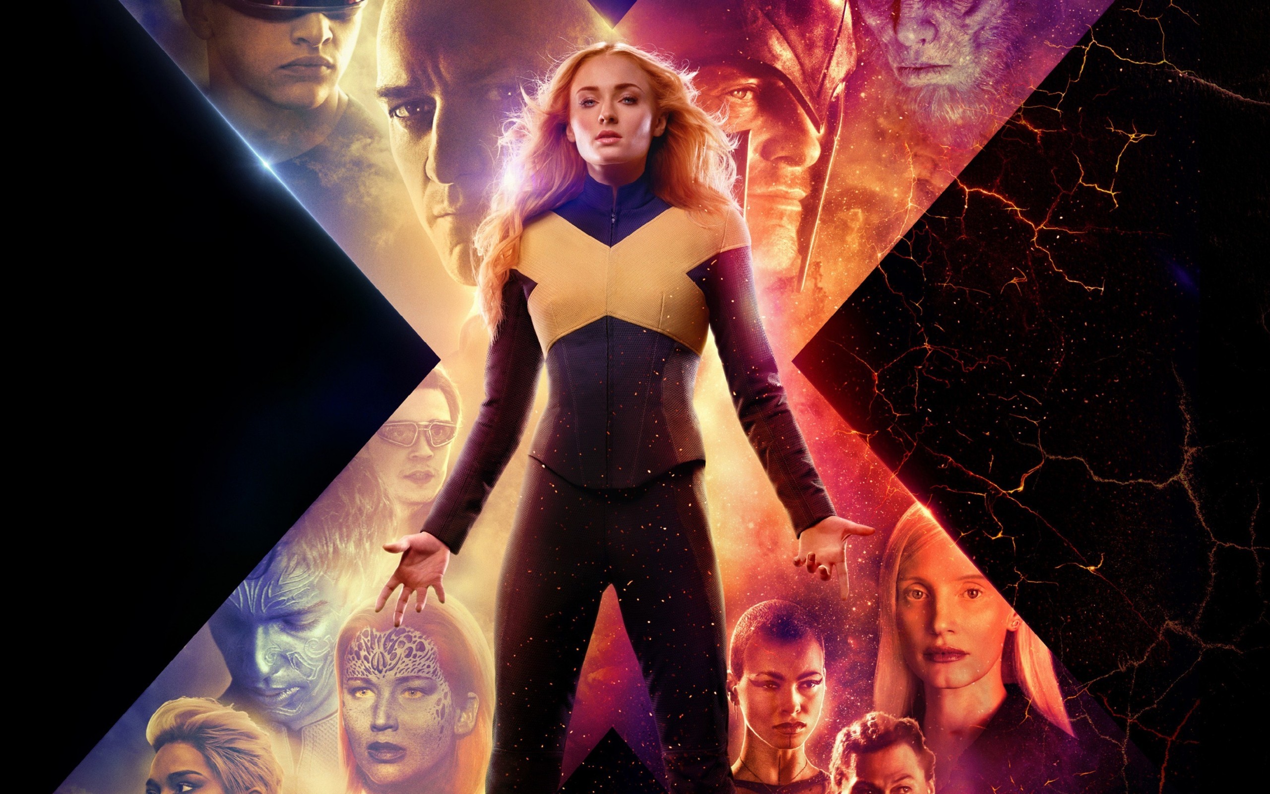 Dark Phoenix, Jessica Chastain - X Men Dark Phoenix - HD Wallpaper 