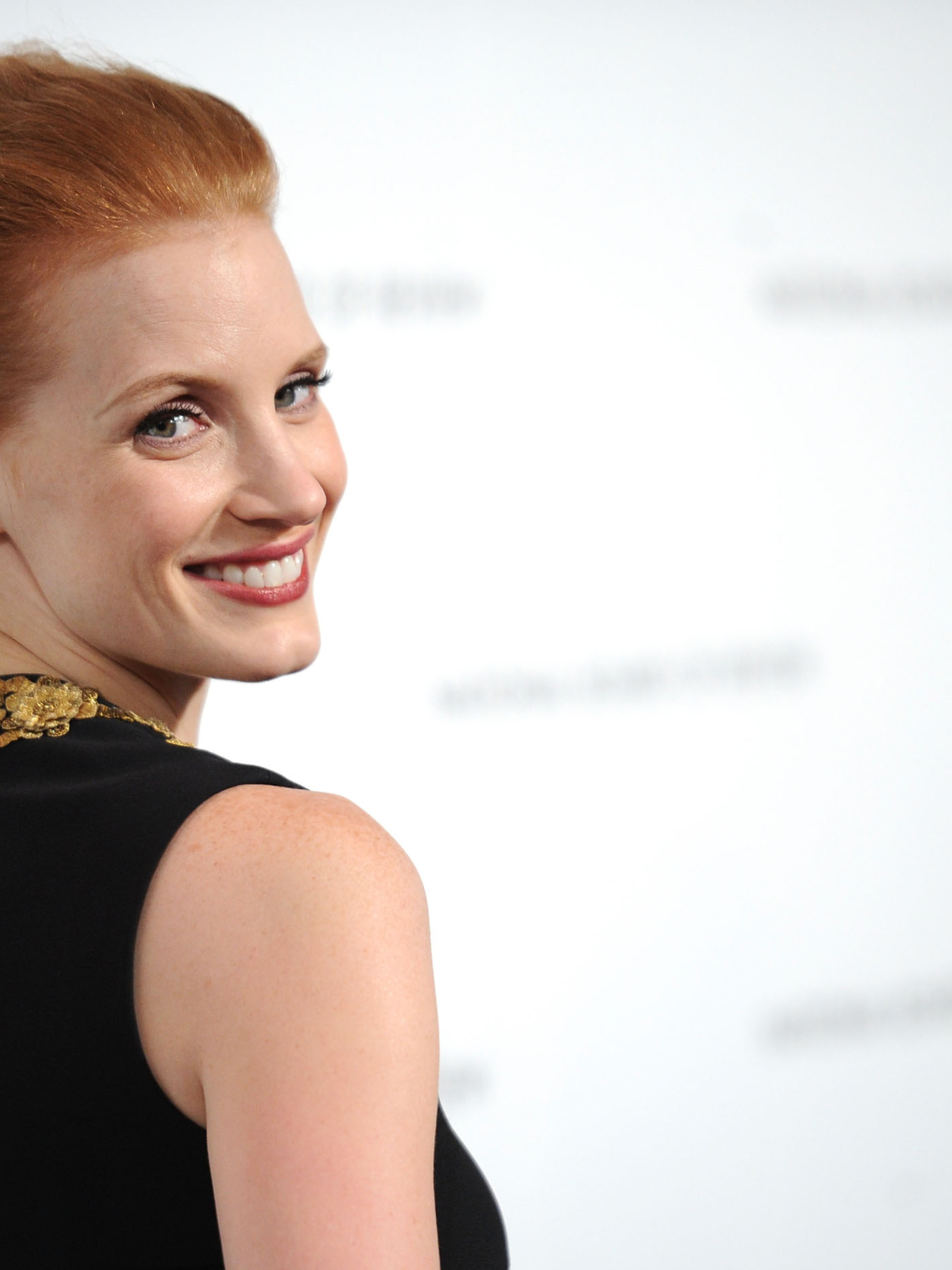 Jessica Chastain Smile - HD Wallpaper 