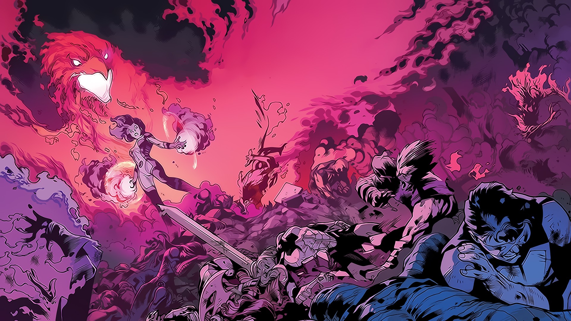 All New X Men Phoenix - HD Wallpaper 