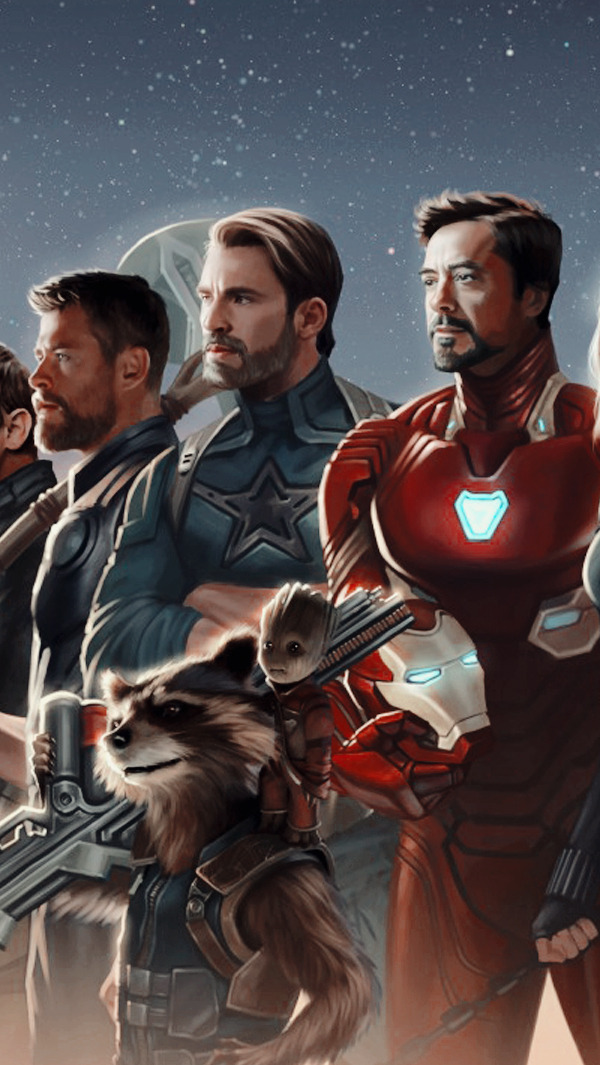 Guardians Of The Galaxy, Iron Man, Lockscreen - Avengers 4 Trailer Release - HD Wallpaper 