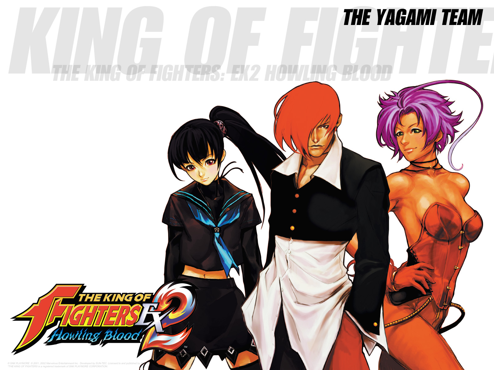 #7ly9341 Kof Wallpaper Px - King Of Fighters Ex2 Mai - HD Wallpaper 