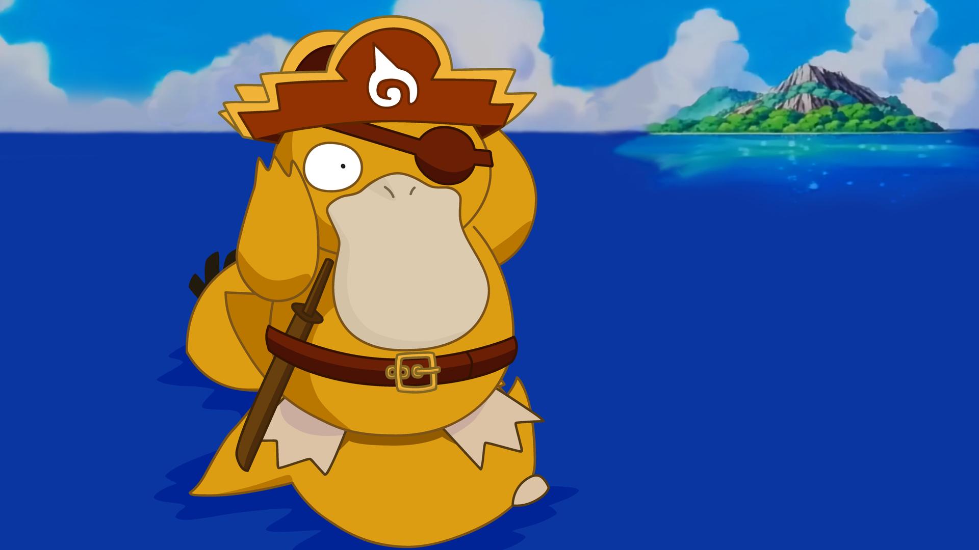 Psyduck Hd - HD Wallpaper 